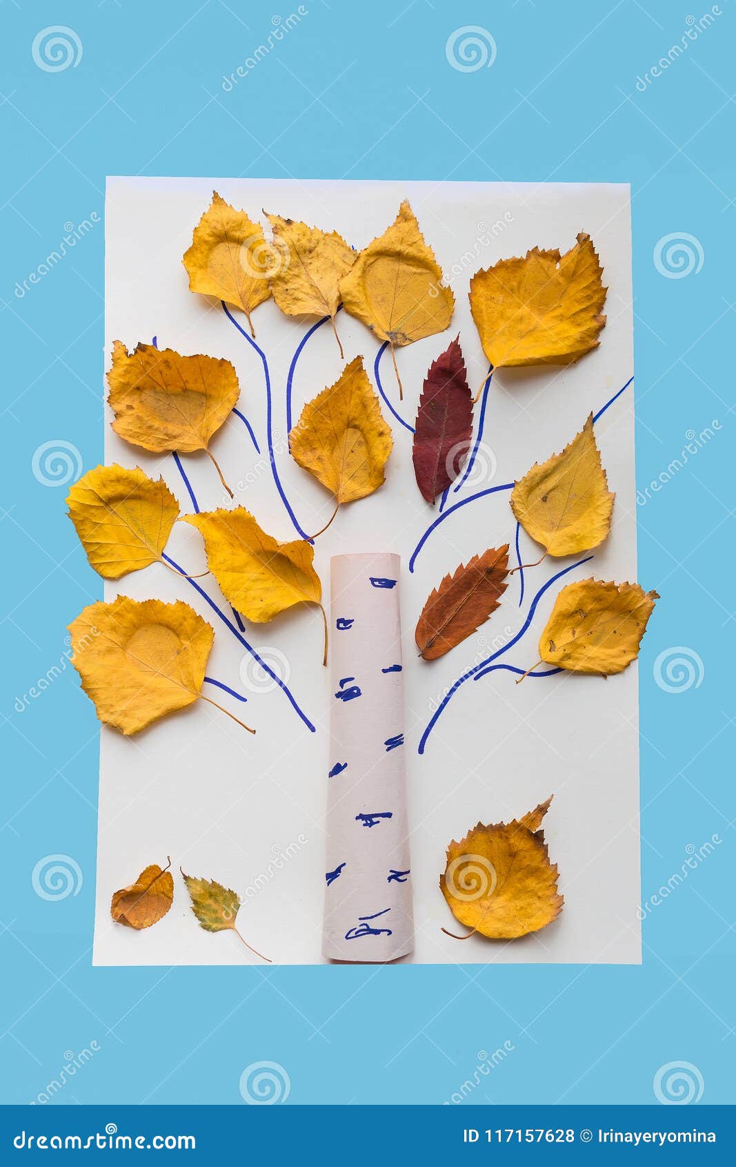 Mestieri Di Autunno Per I Bambini Mestieri Di Caduta Del S Dei Bambini Fatti A Partire Dall Autunno Fotografia Stock Immagine Di Carta Gioco