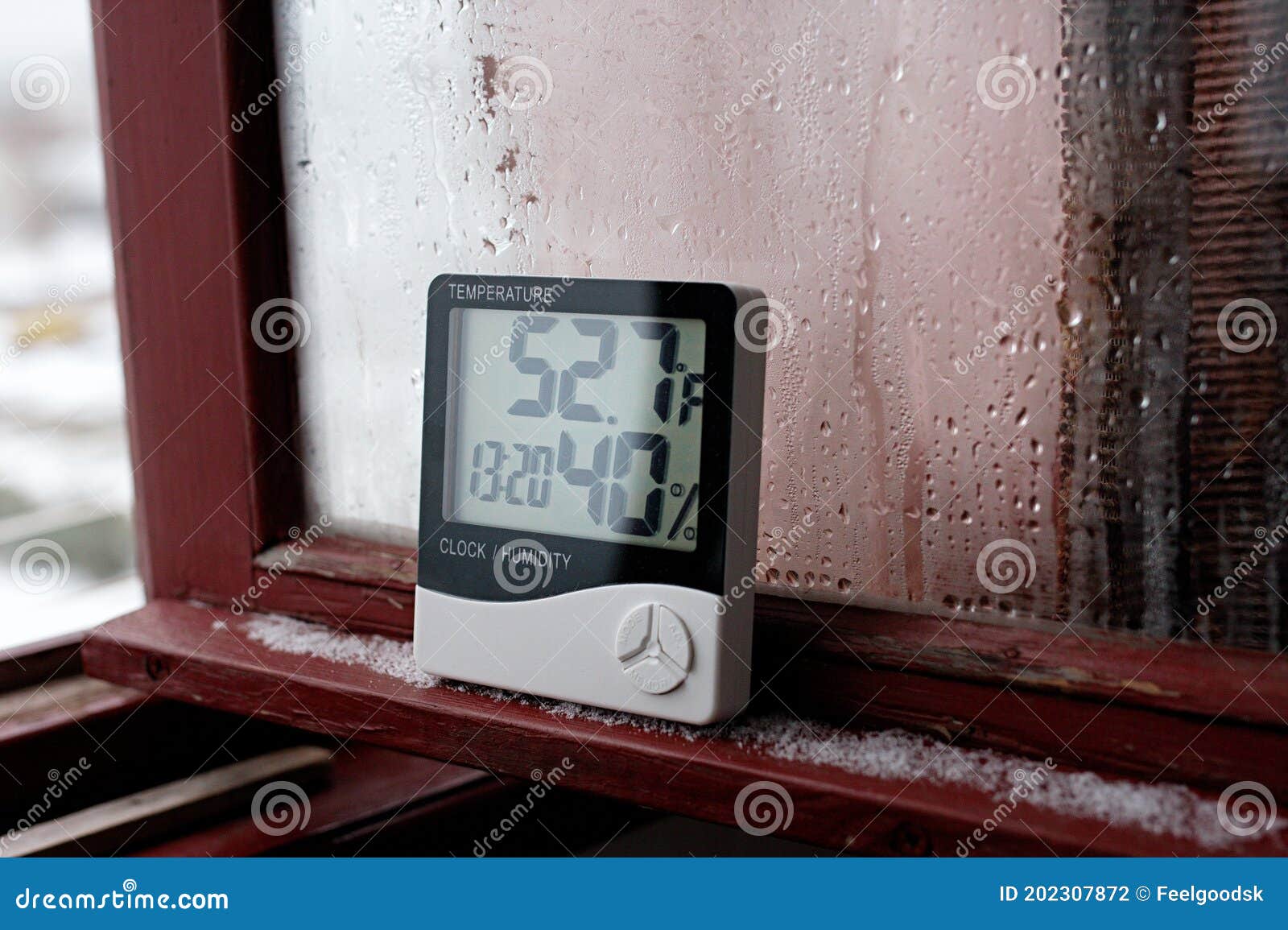 Thermomètre hygromètre point de rosée