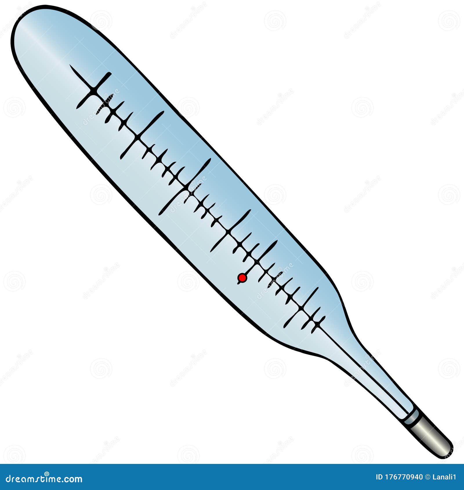 Thermomètre à Mercure Pour Mesurer La Température à L'intérieur Et à  L'extérieur Doodle Coloriage De Dessin Animé Linéaire