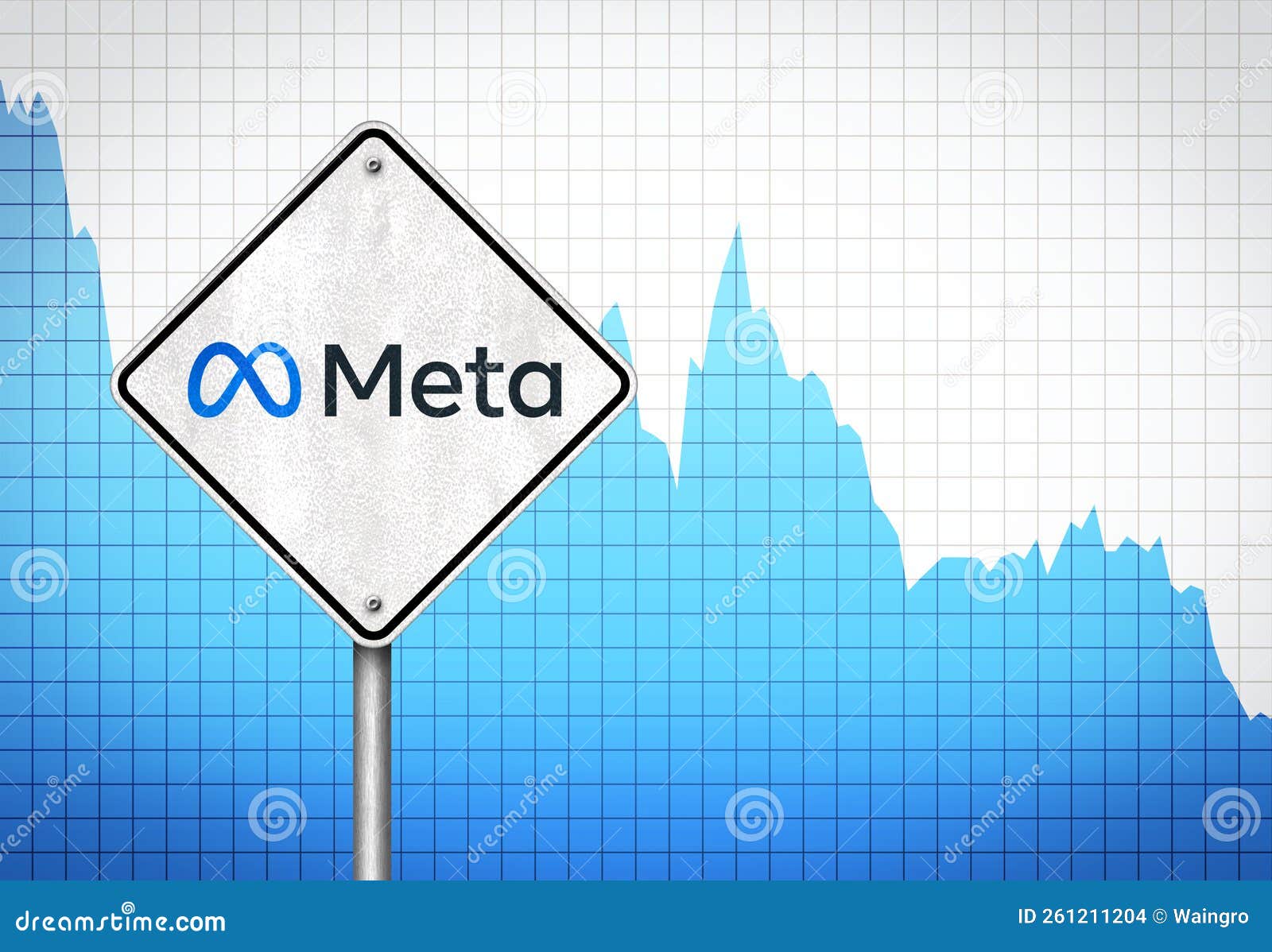 Meta Platforms Stock Market Editorial Stock Image - Image of company ...