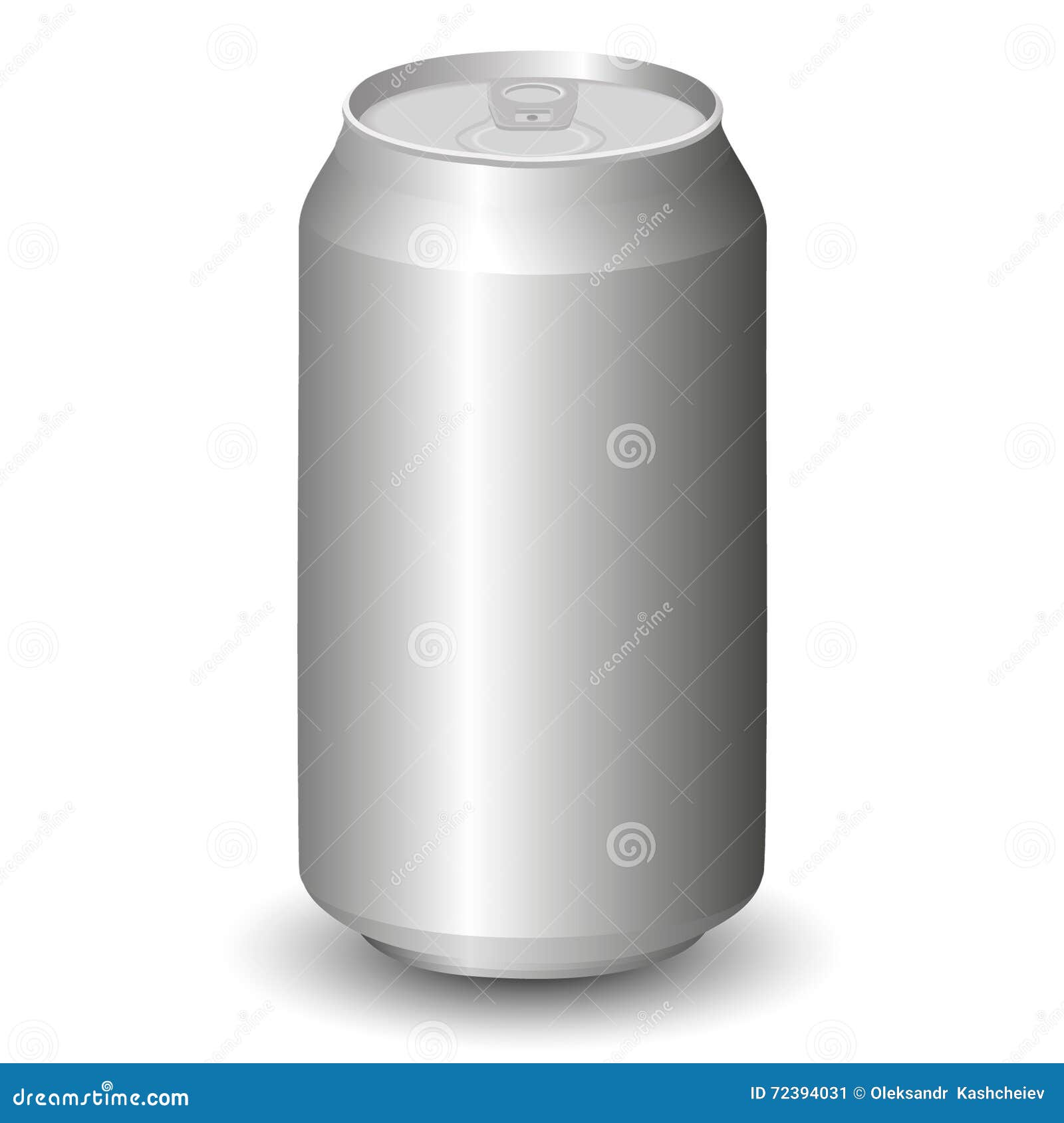 Metal Aluminum Beverage Drink Can Stock Vector - Illustration of cold ...