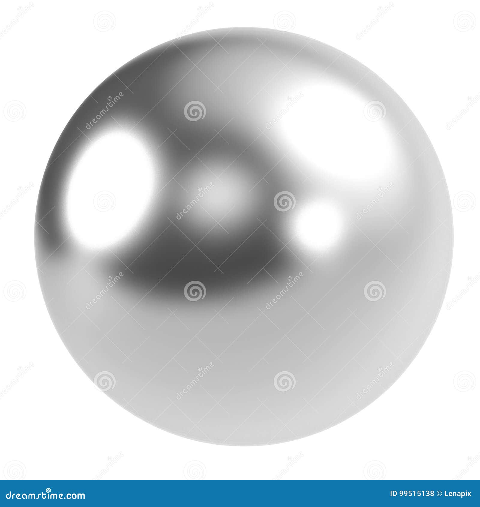Metal ball stock illustration. Illustration of realistic - 99515138