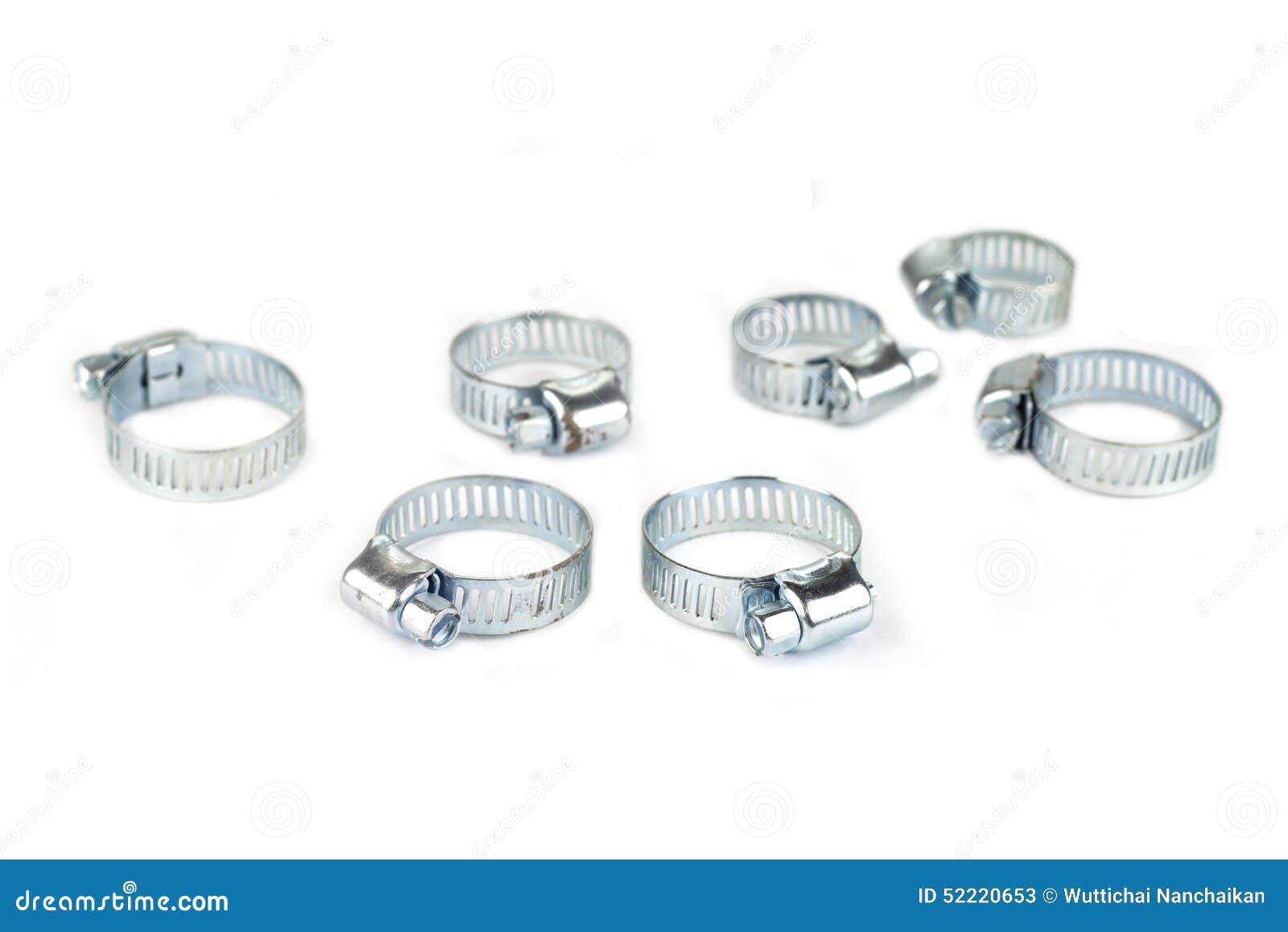 Metal band hose clamp stock image. Image of clamp, repairing 52220653