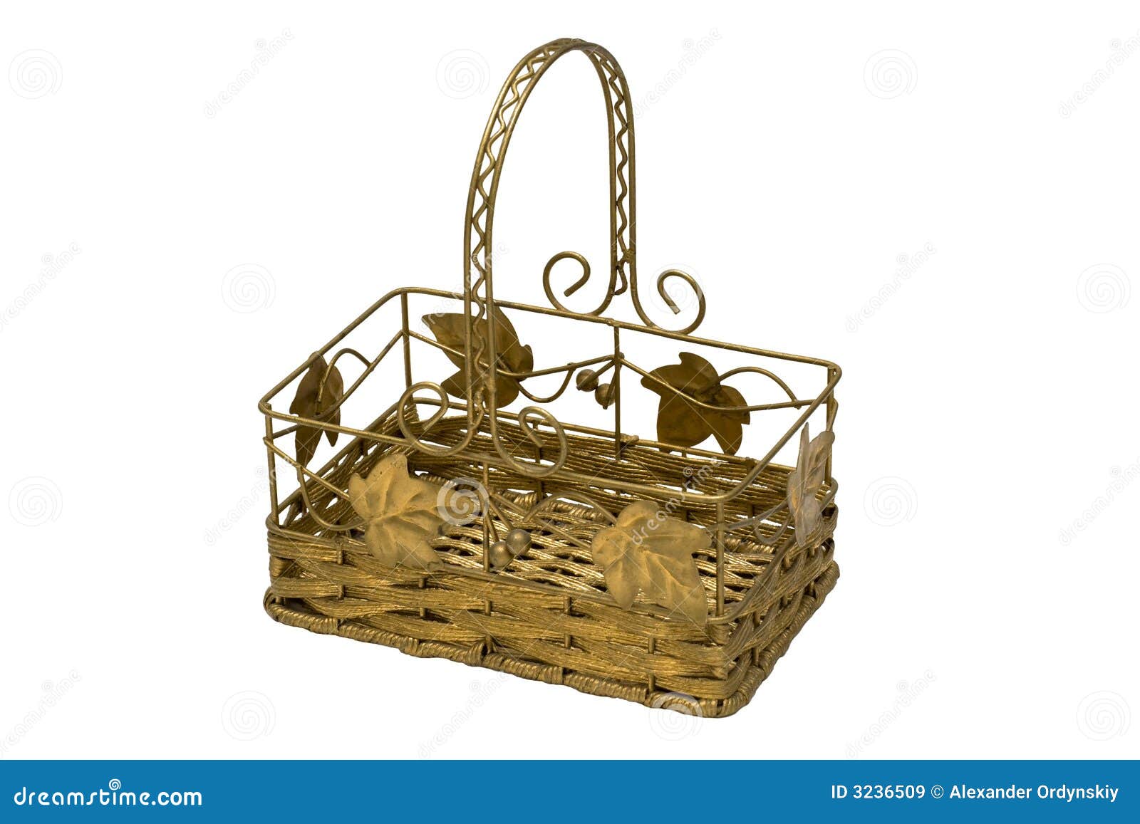 Metal Basket With Onion On Grass RoyaltyFree Stock Photography