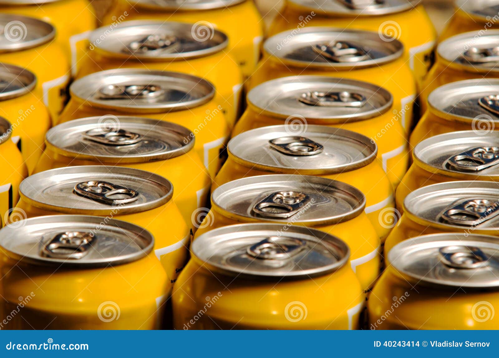 Metal beverage cans stock photo. Image of closed, store 40243414