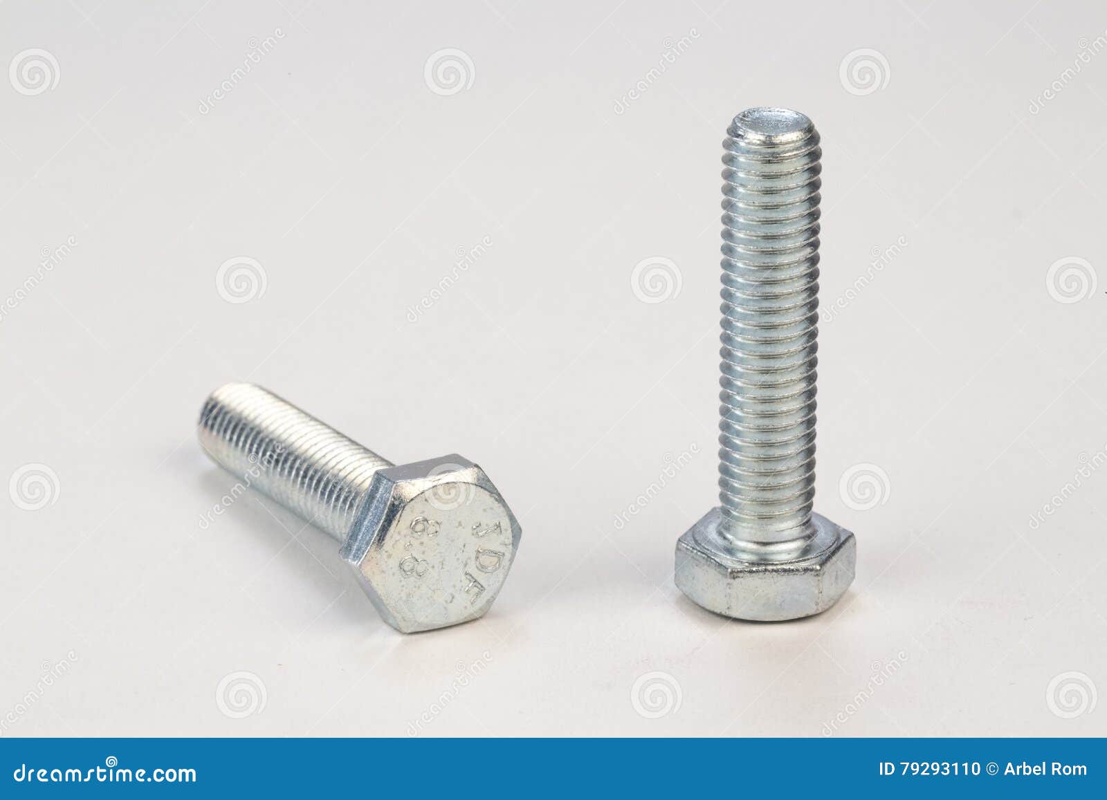 Metal bolts and screws stock photo. Image of fastener 79293110