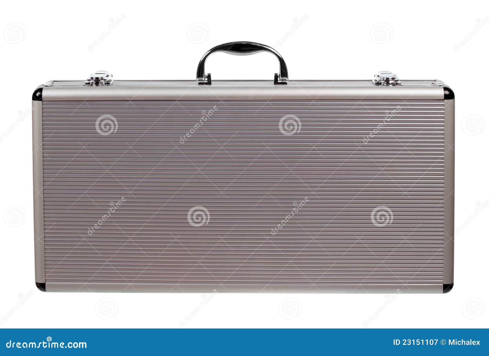 Metal briefcase stock image. Image of handle, suitcase 23151107