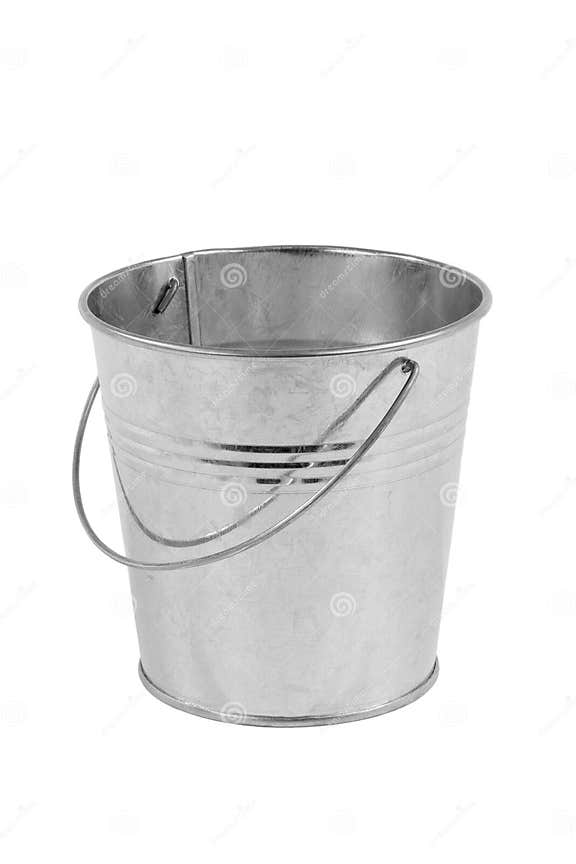 Metal bucket stock image. Image of household, bucket 23960375