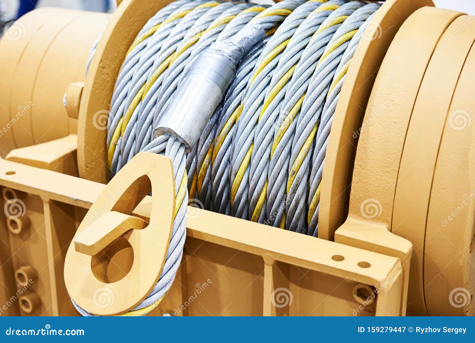 Metal cable winch stock image. Image of rough, service 159279447