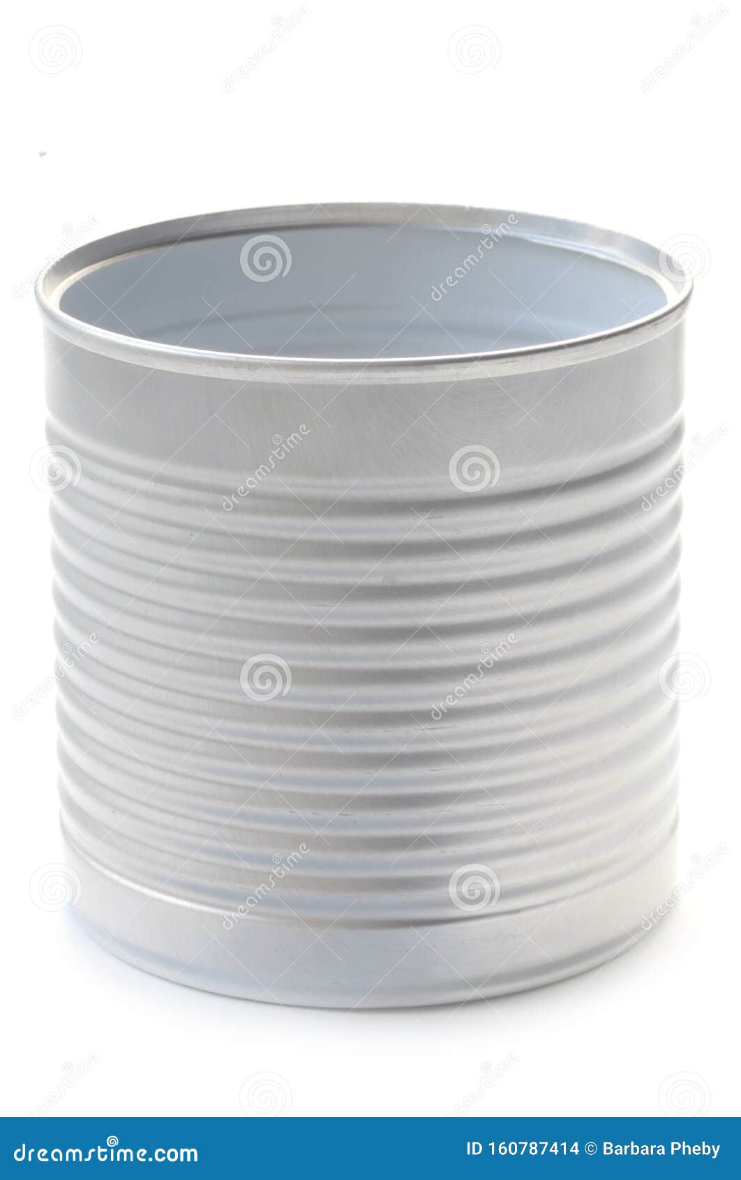 Metal Can stock photo. Image of product, background 160787414