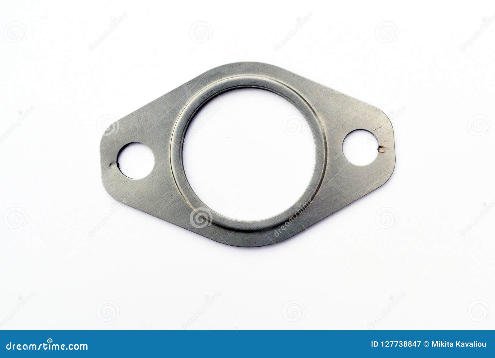 Metal Car Exhaust Manifold Gasket Stock Image - Image of industry,  background: 127738847