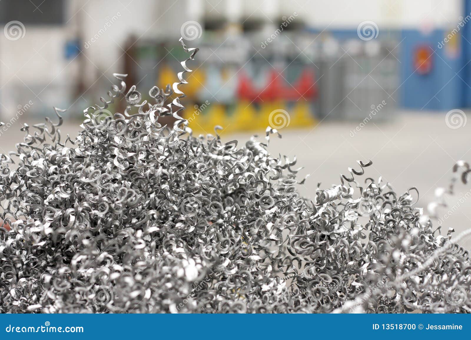 Metal Chips Stock Photo Image 13518700