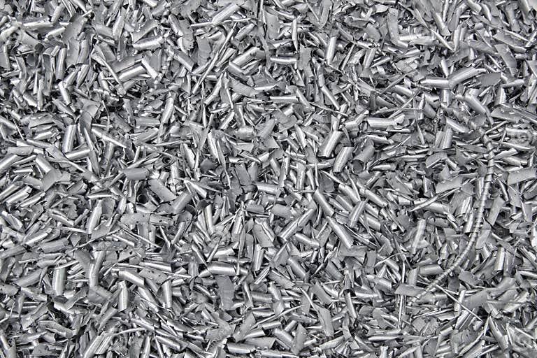 Metal chips stock image. Image of metal, metalwork, heap 19604089