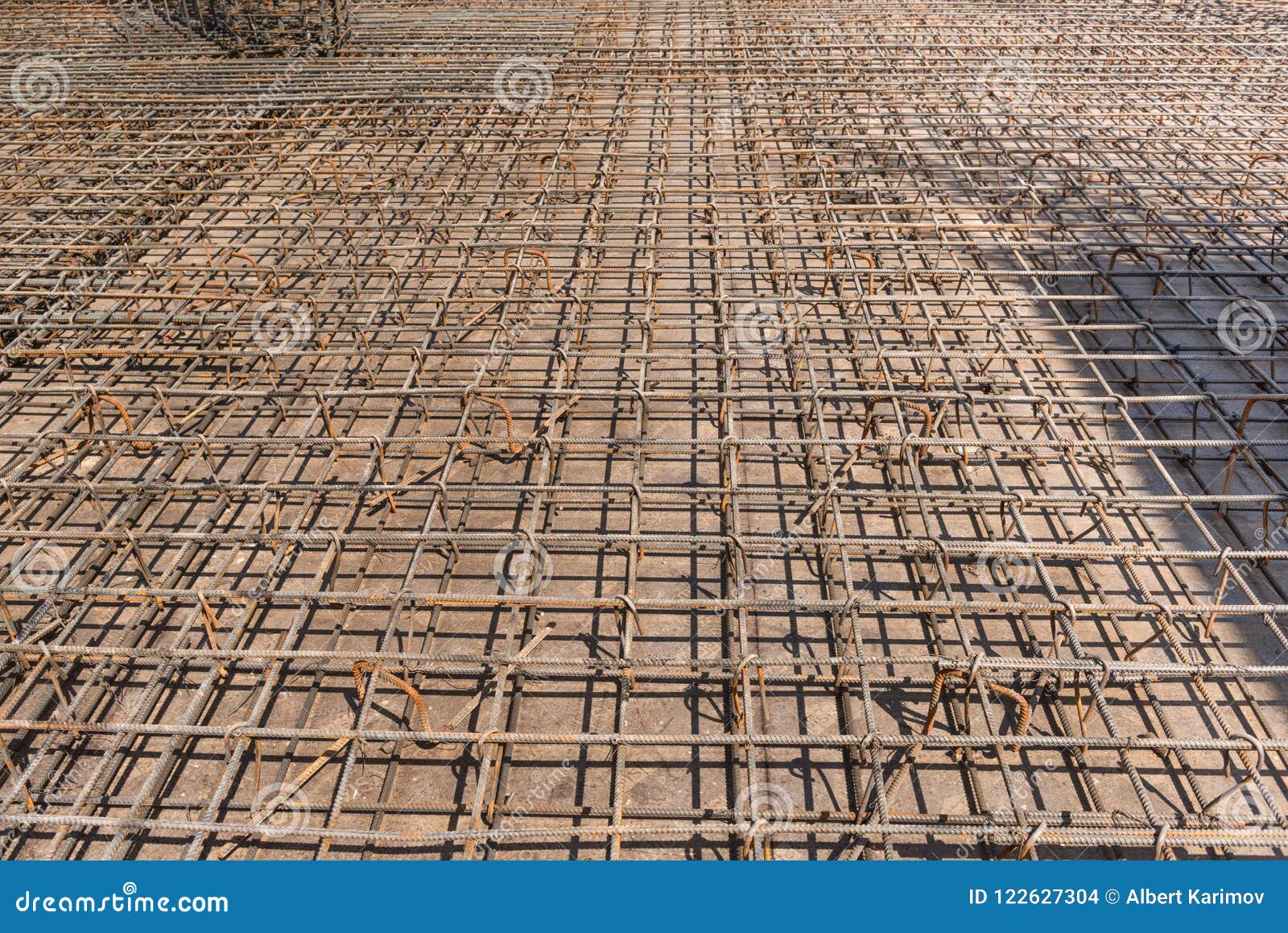 Metal construction bars stock photo. Image of outdoor 122627304