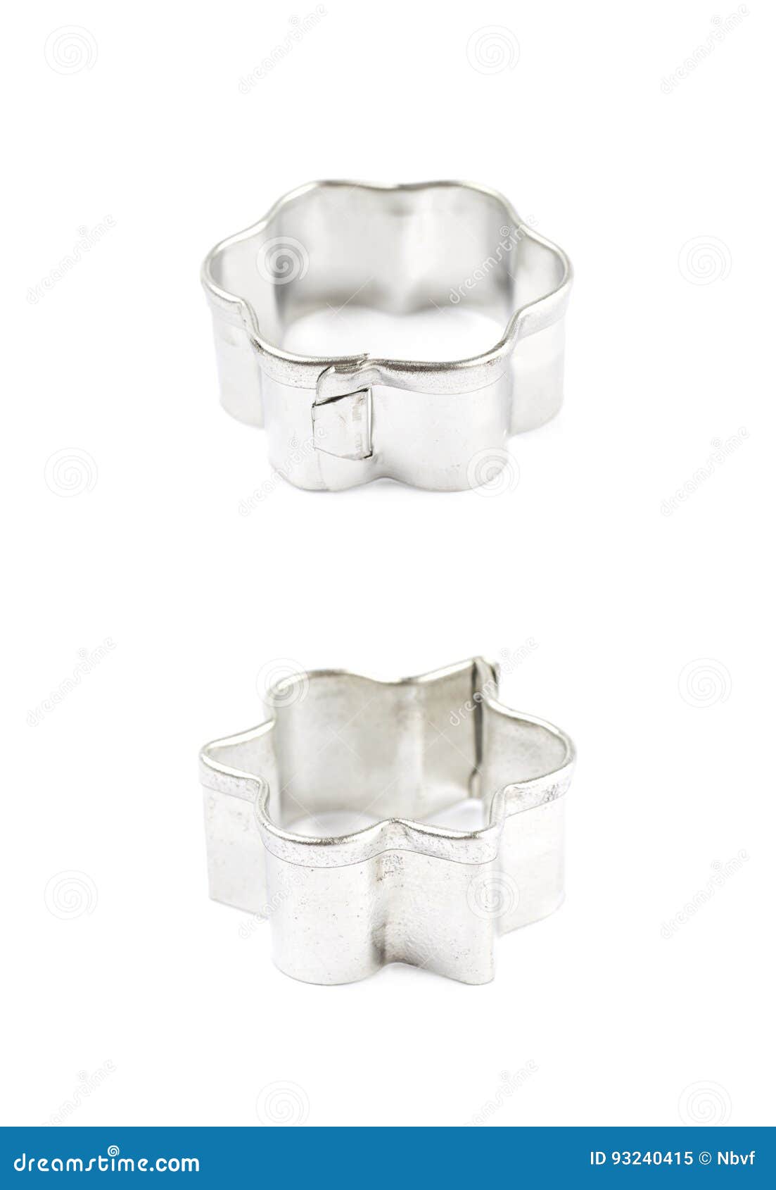 Metal Cookie Cutter Isolated Stock Image Image of cake, celebration