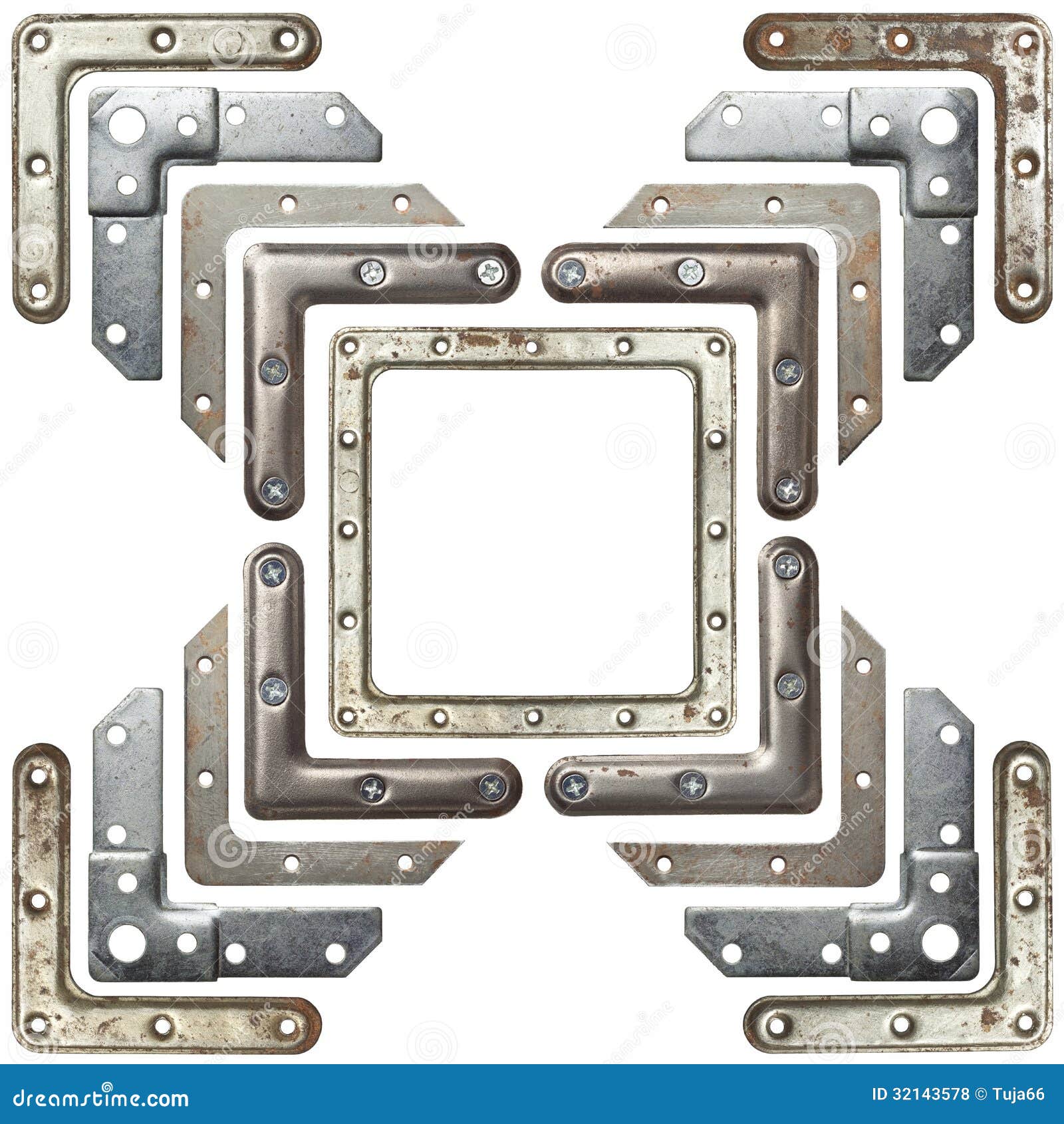 Metal corners stock photo. Image of industry, design 32143578