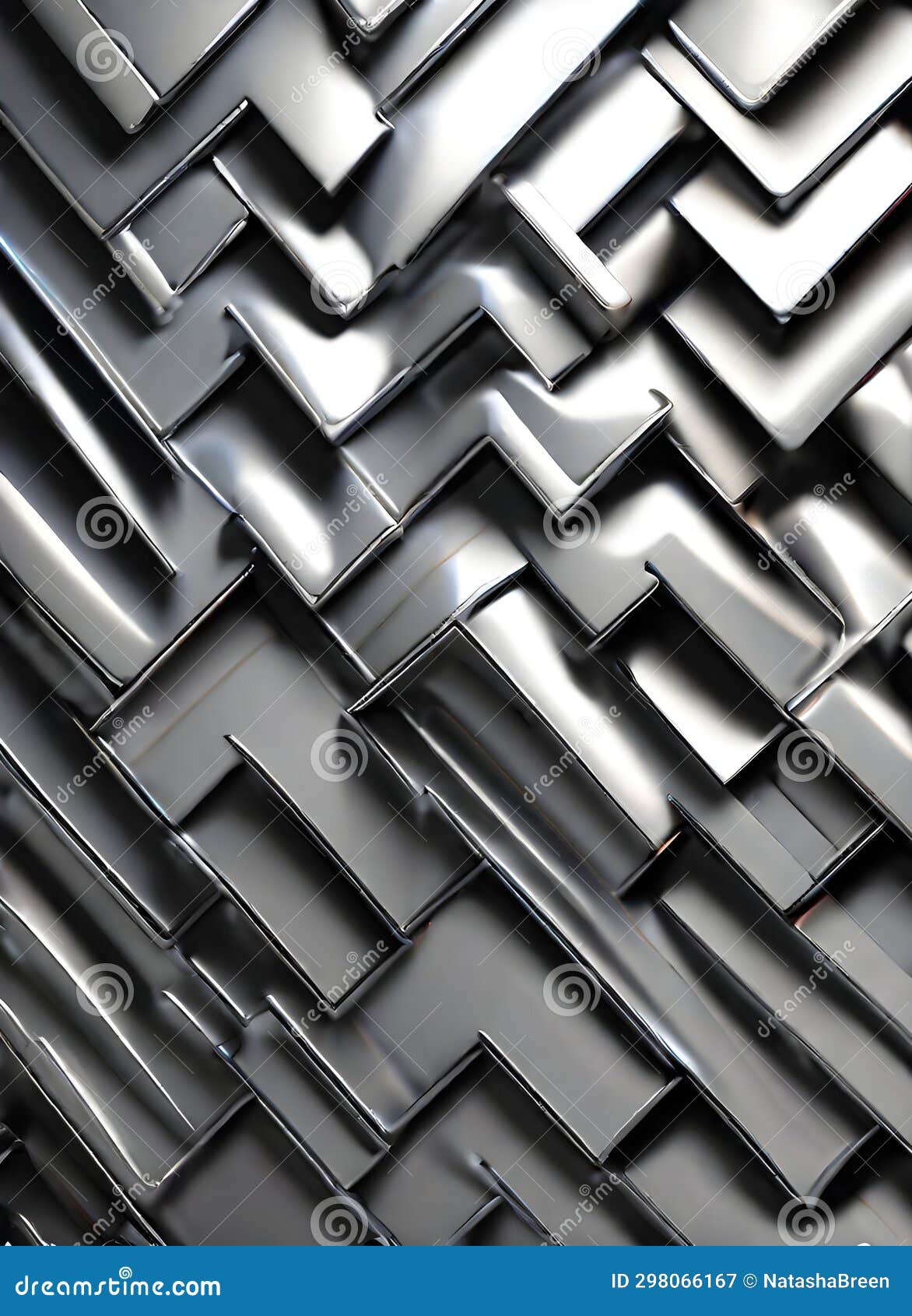 Metal 3D Neutral Colors Detailed Highquality K Stock Image Image of
