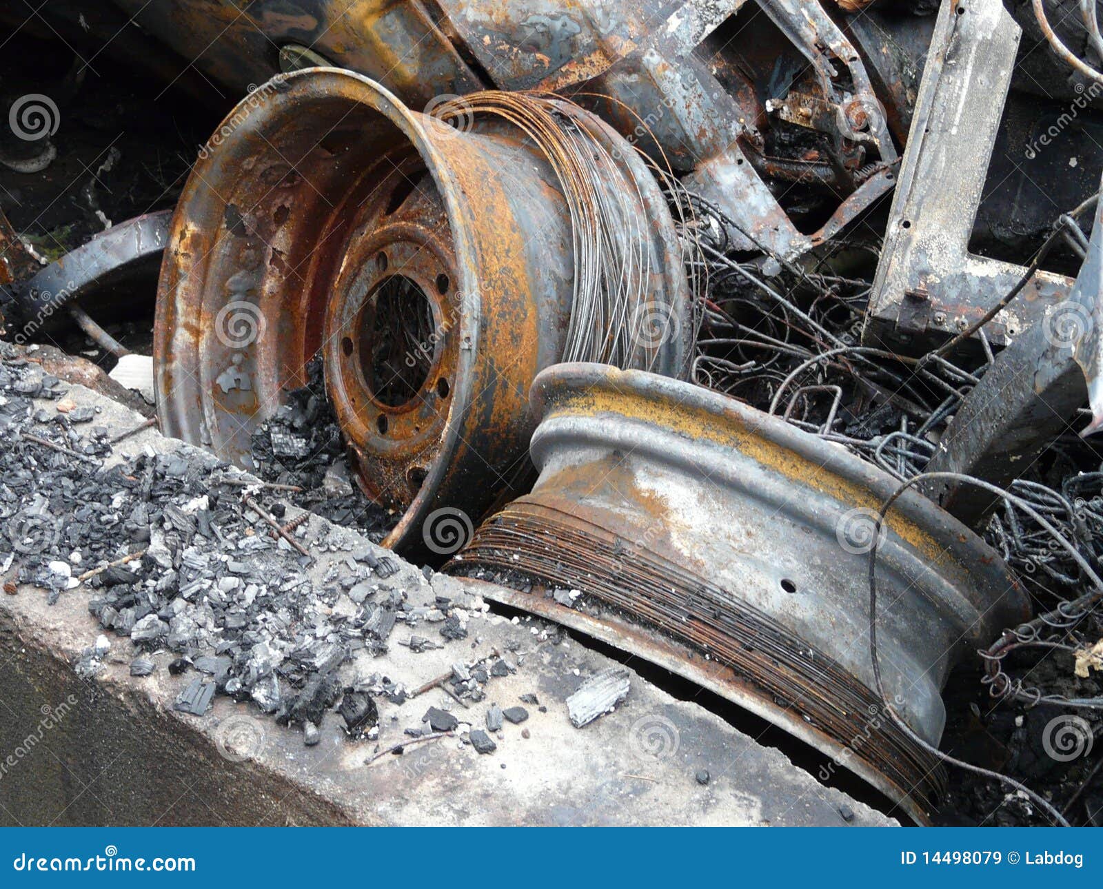 Metal Debris stock image. Image of polluting, metal, environmental