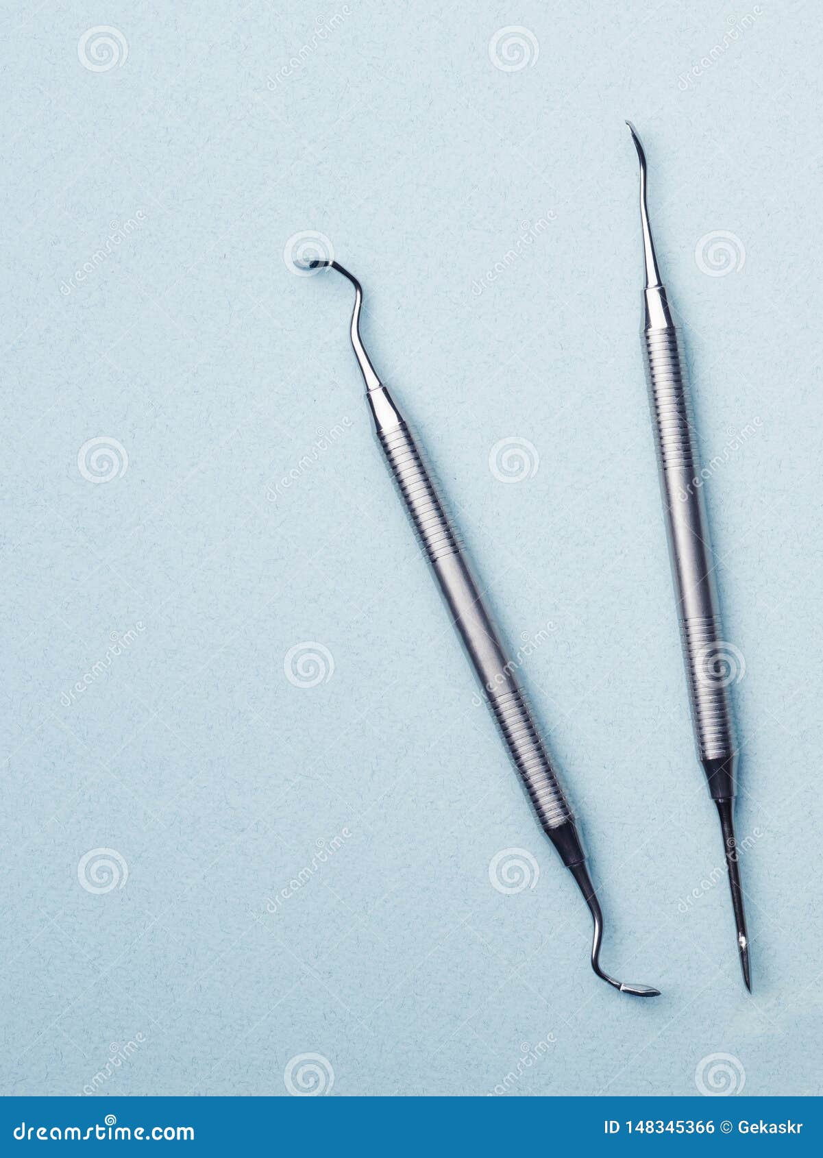 Metal dental tools stock photo. Image of personal, clinic 148345366