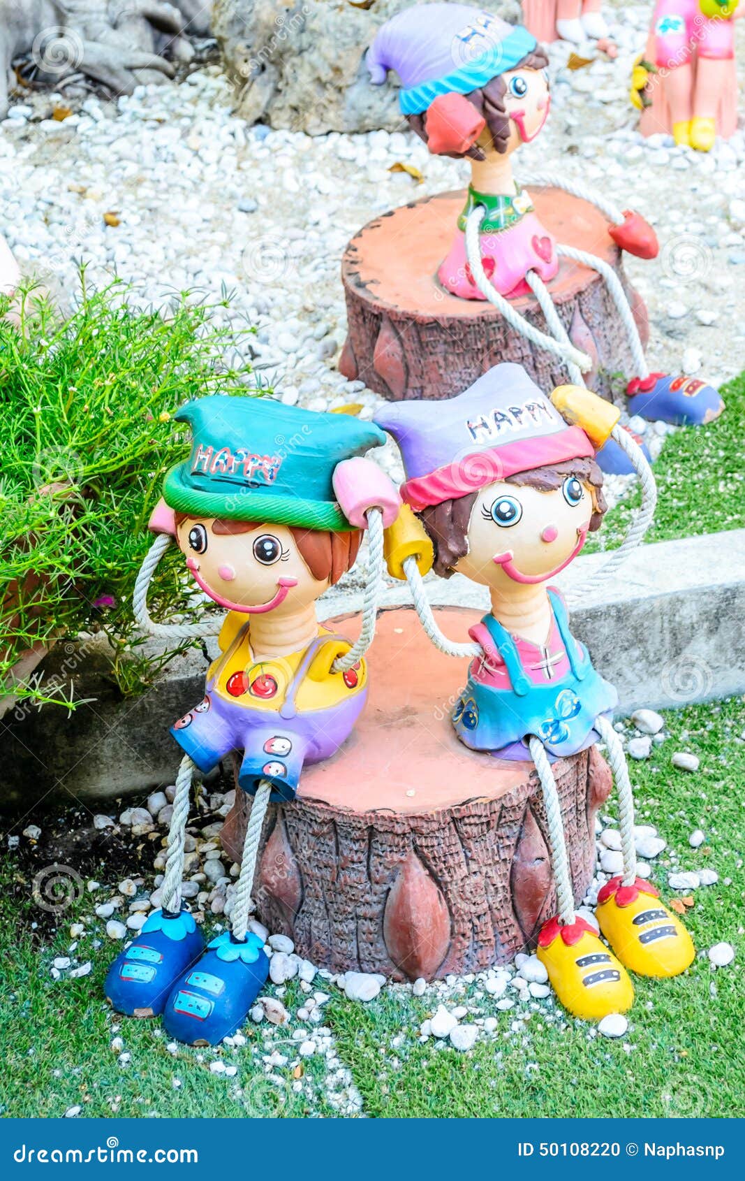 Metal dolls stock photo. Image of metal, decorate, gardenstuff 50108220
