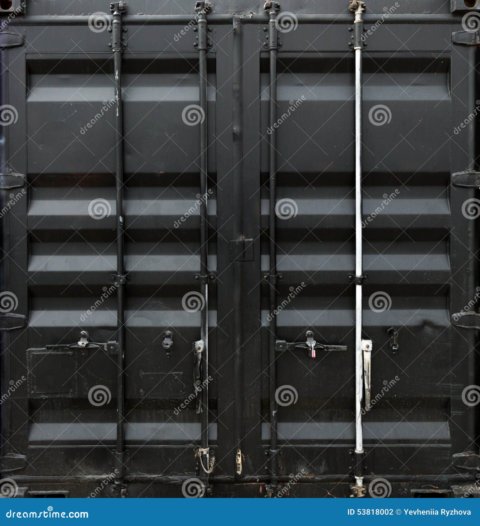 Metal Door of Freight Container Stock Photo Image of harbour