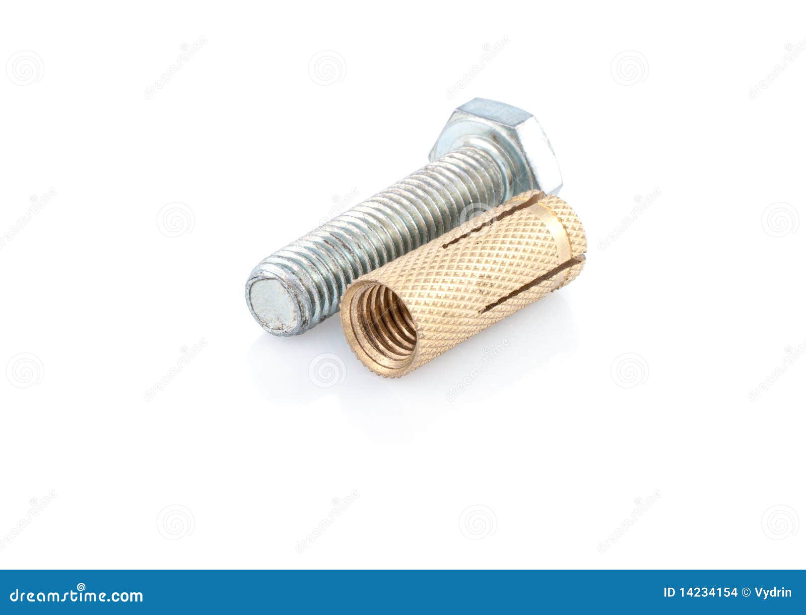 Metal dowel and bolt stock photo. Image of preparation 14234154