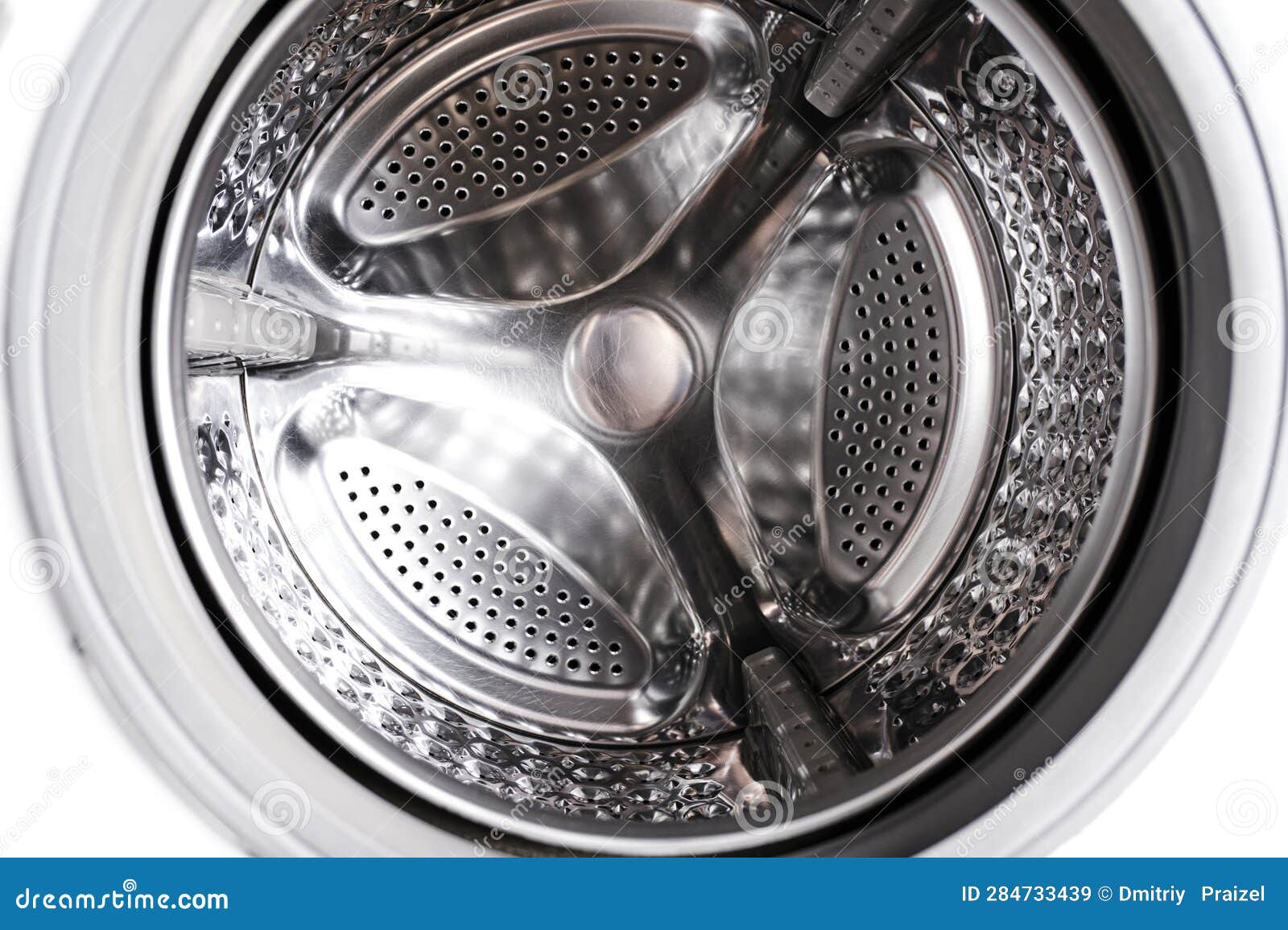 Metal Drum of the Washing Machine. Stock Image Image of dryer, empty