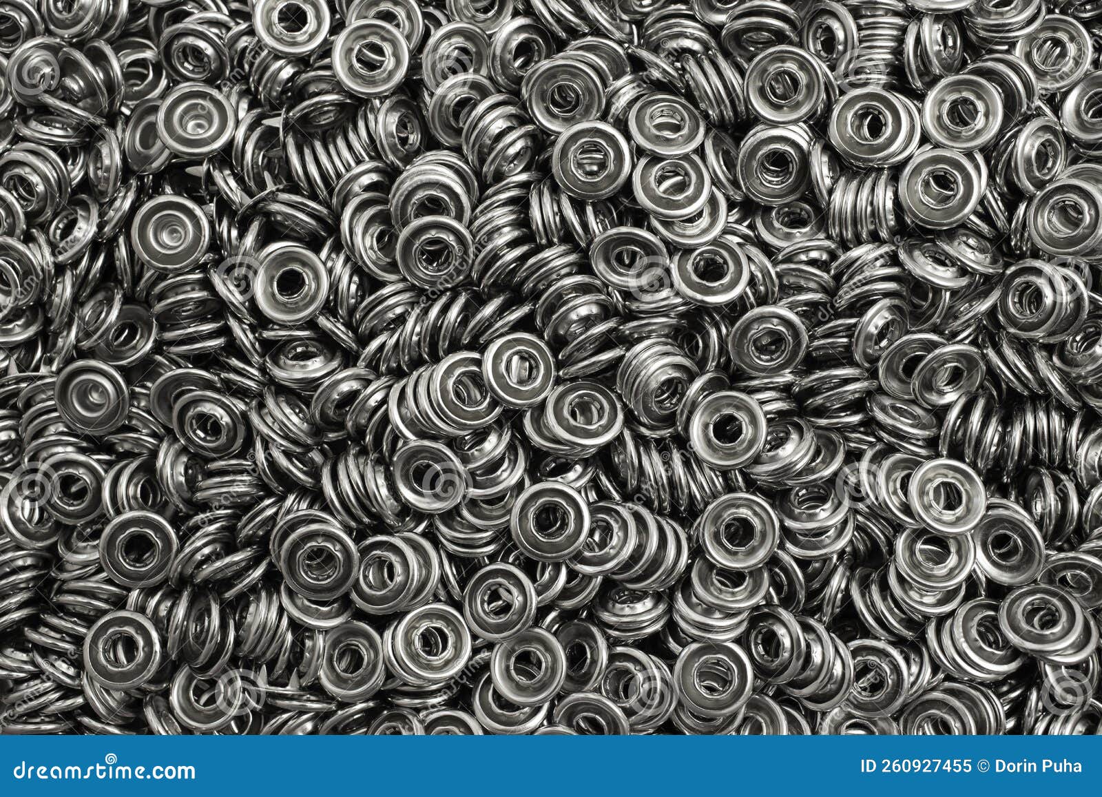 Metal Eyelets for Sewing. Grommets for Clothes Stock Image Image of