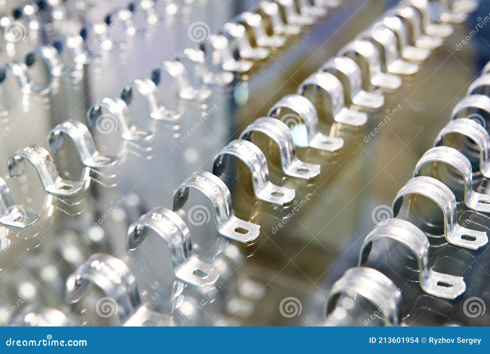 Metal Fasteners for Electrical Engineering Stock Photo Image of