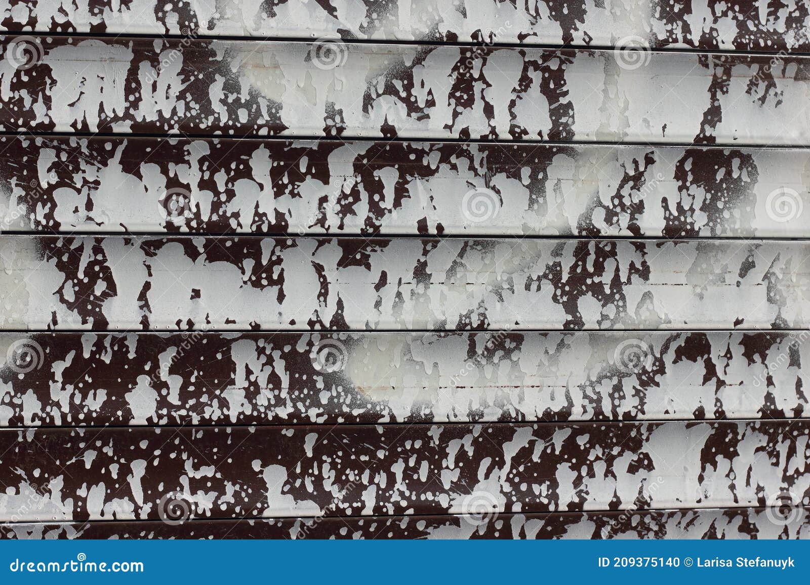 Metal Fence in a Spray of Paint Stock Photo Image of spotted, grunge