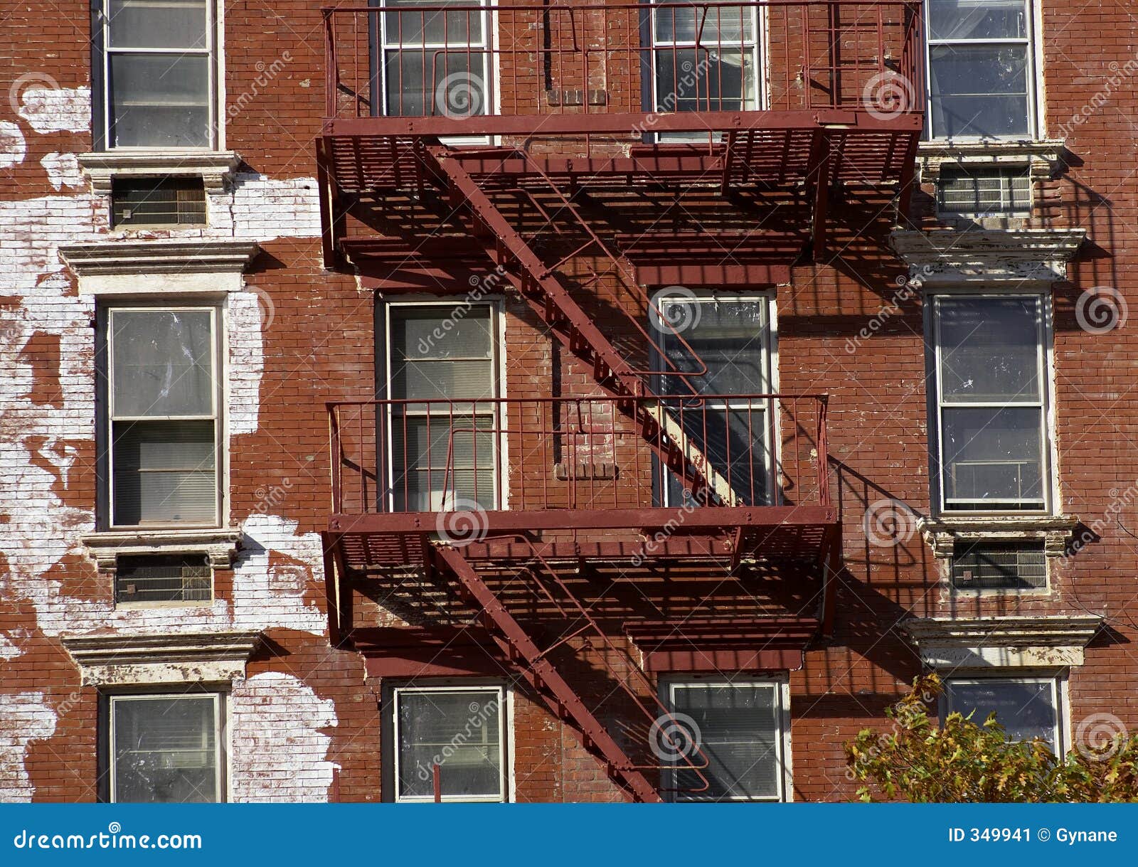 Metal fire escape stock image. Image of horizontal, slums 349941