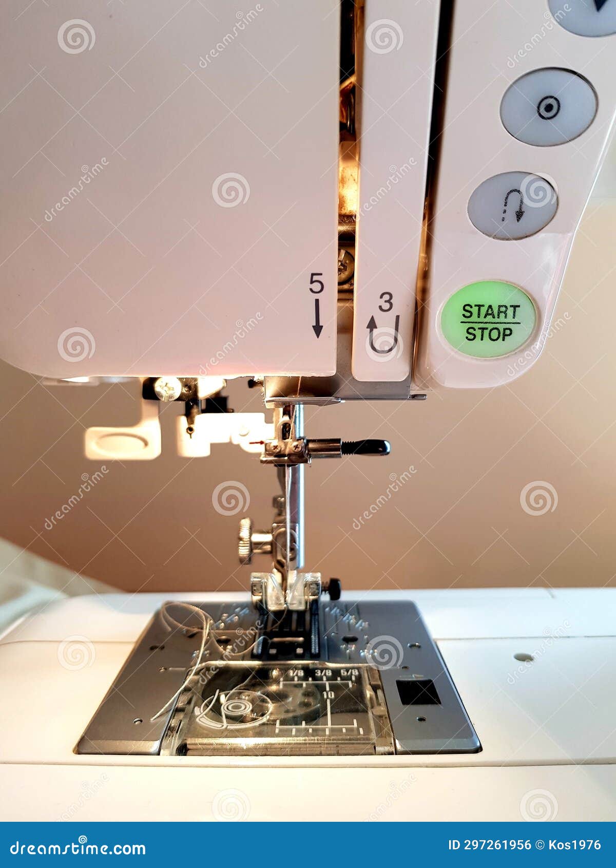 Metal Foot of a Sewing Machine Stock Photo Image of metal, fashion