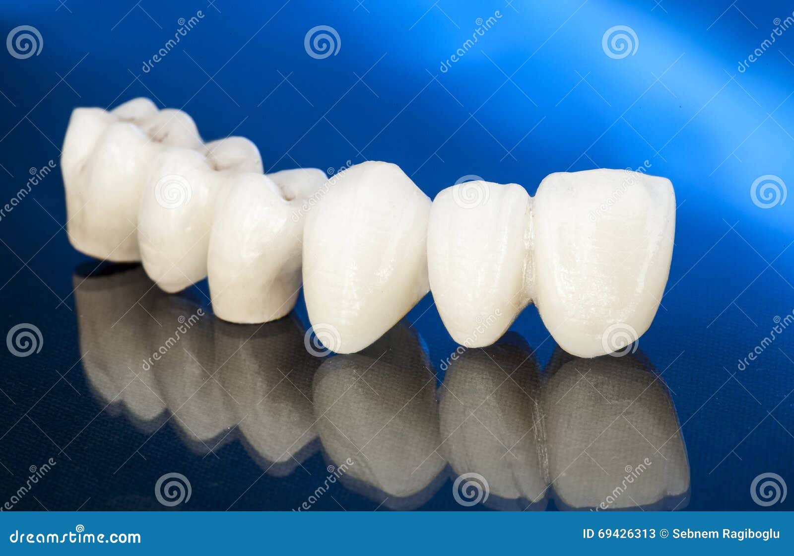Metal Free Ceramic Dental Crowns Stock Image Image of artificial