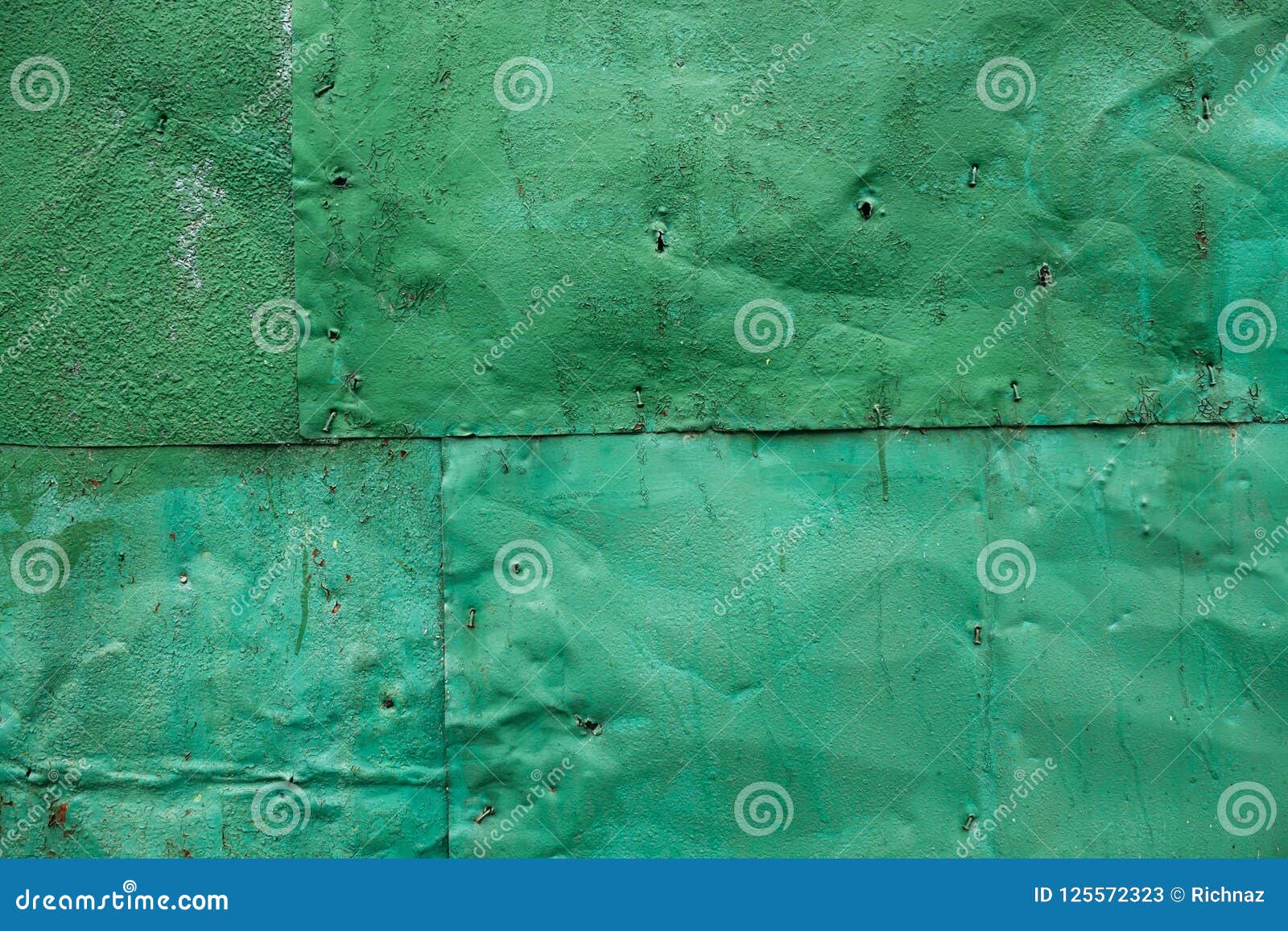 Metal green wall stock image. Image of panel, corrugated 125572323