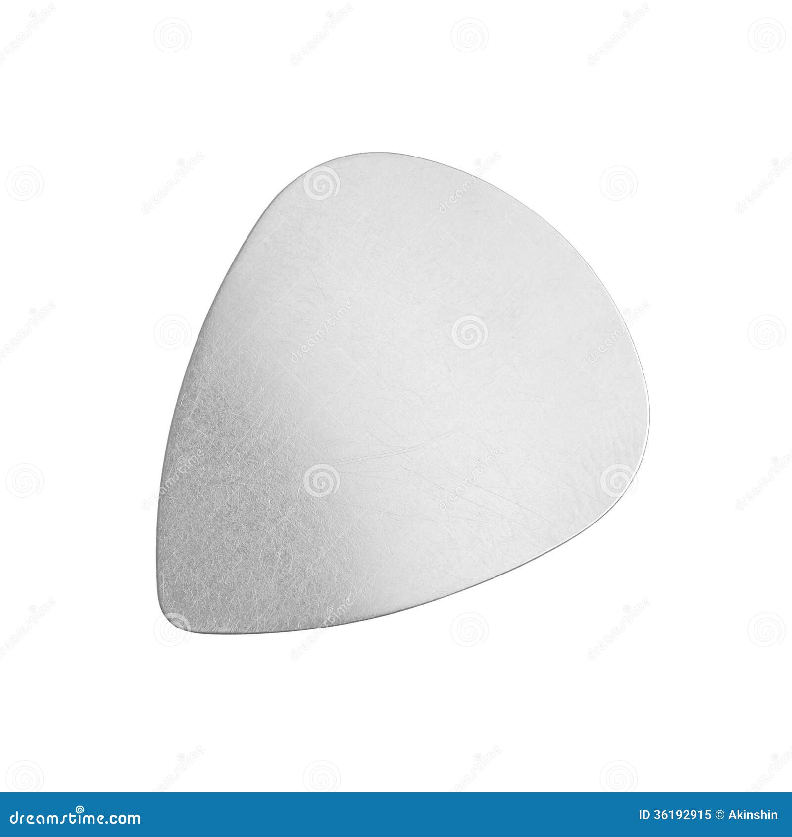 Metal guitar pick stock image. Image of isolate, closeup 36192915