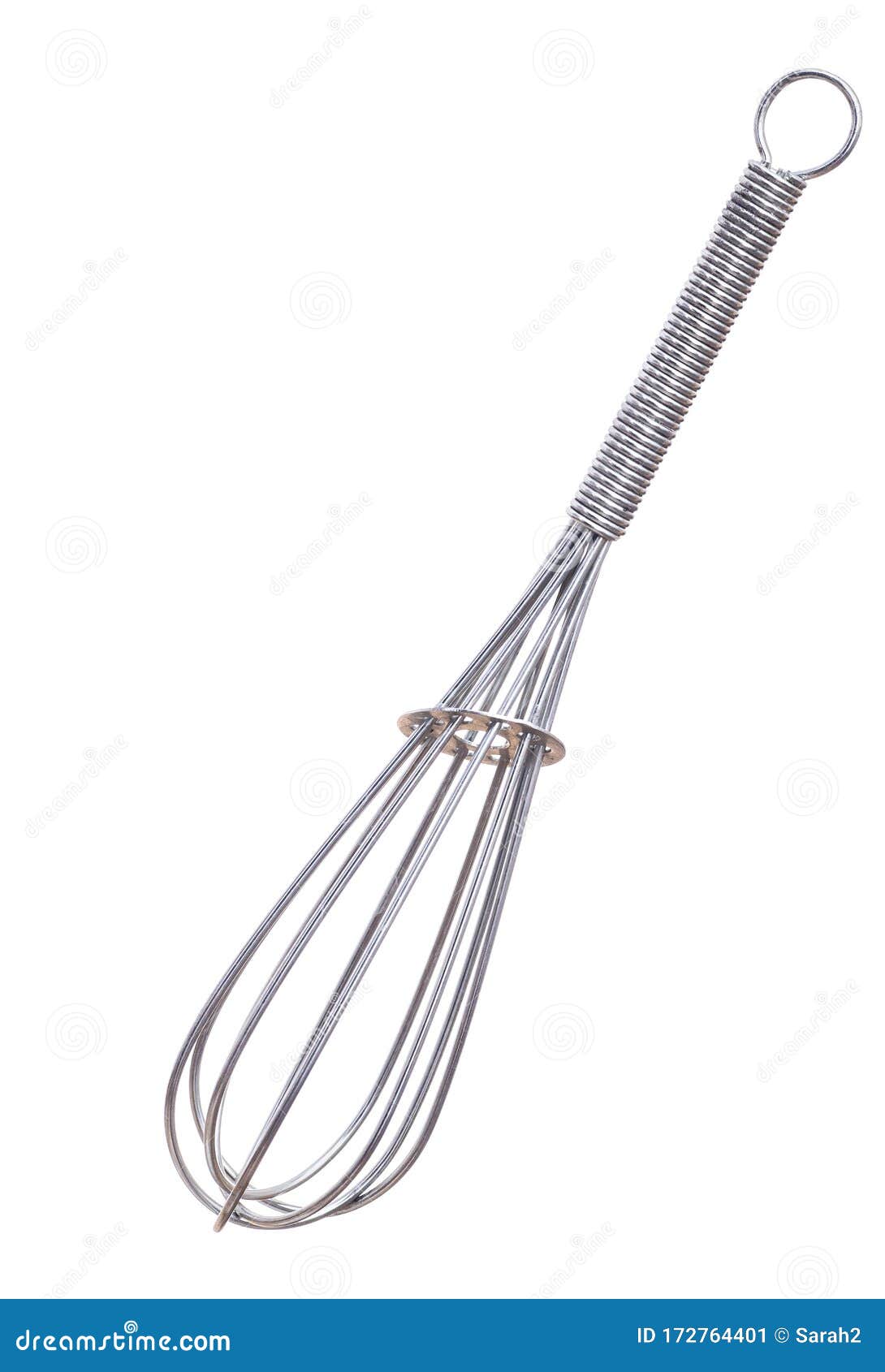 Metal Hand Whisk Isolated on White. Stock Image Image of equipment