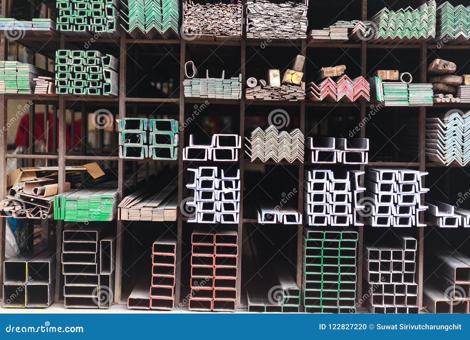 Metal Hardware Store In Bangkok Stock