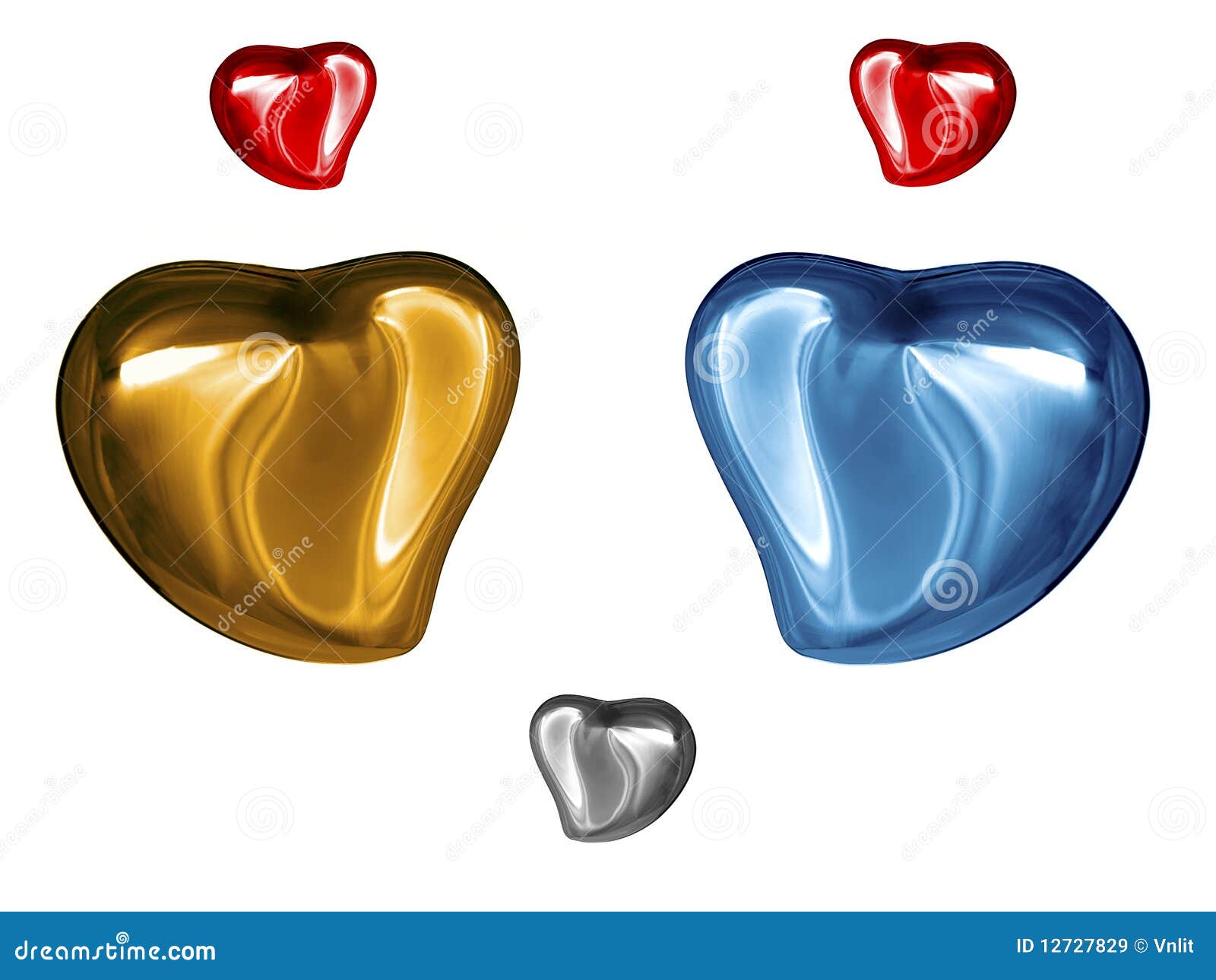 Metal heart stock image. Image of shape, valentine, romance - 12727829