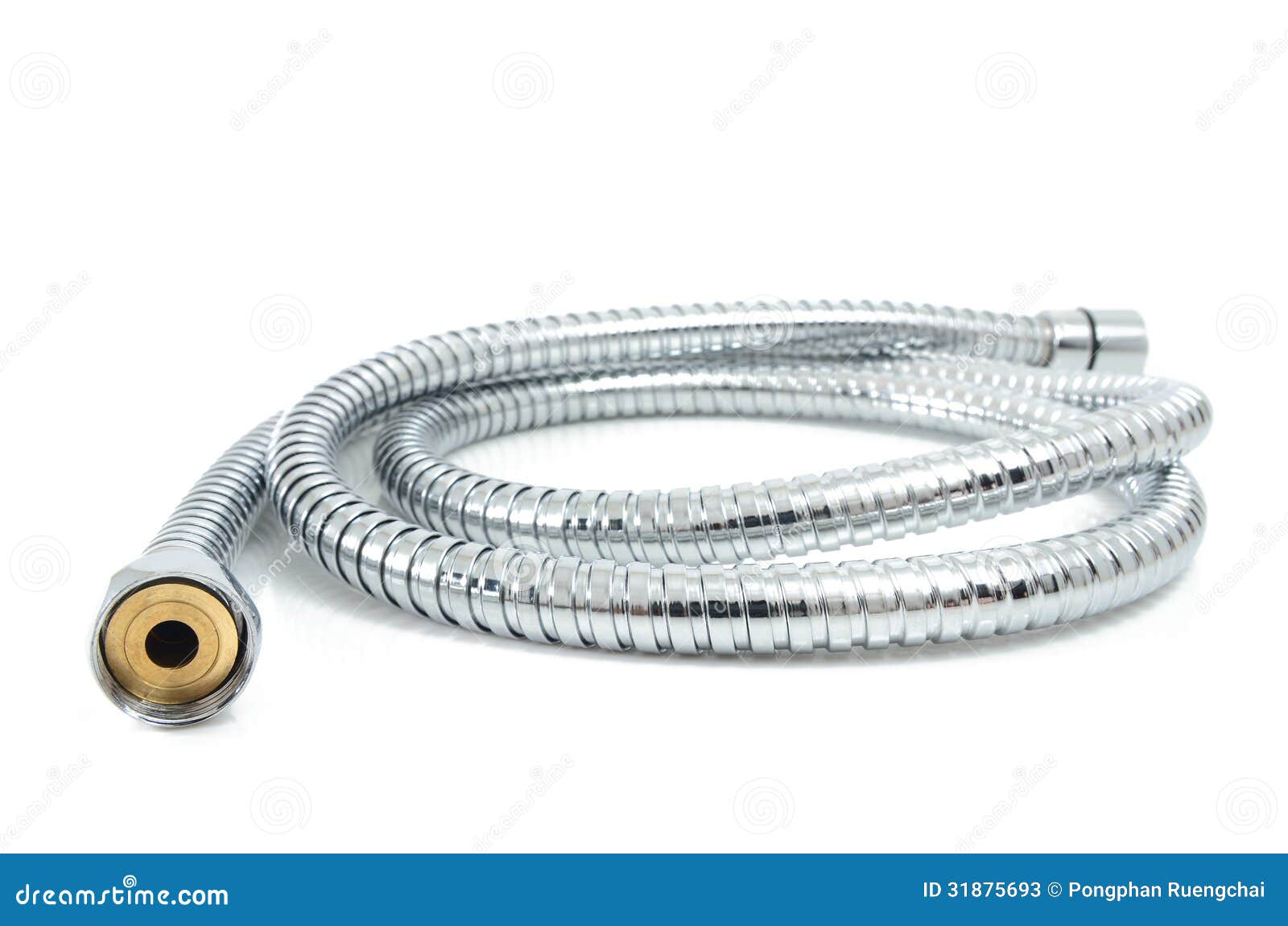 Metal hose stock image. Image of metal, aluminum, pipe 31875693