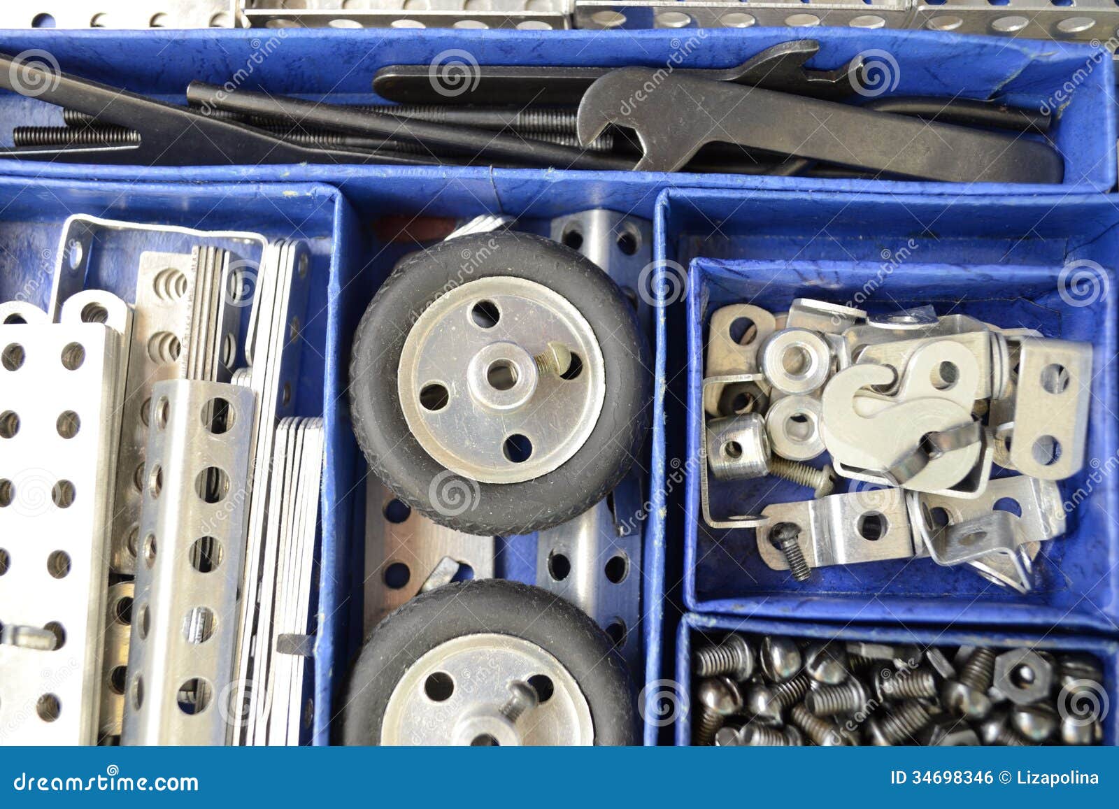 Metal kit stock photo. Image of screwdriver, iron, construction 34698346