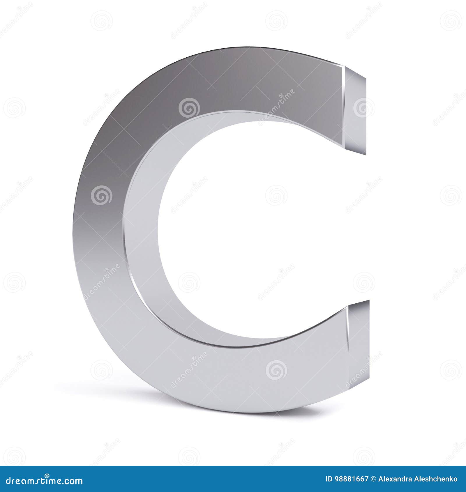 Metal letter stock illustration. Illustration of collection - 98881667