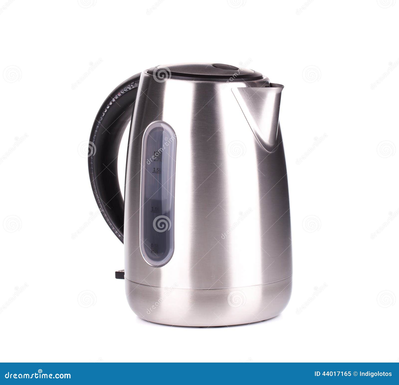 Metal modern kettle. stock image. Image of handle, electric 44017165