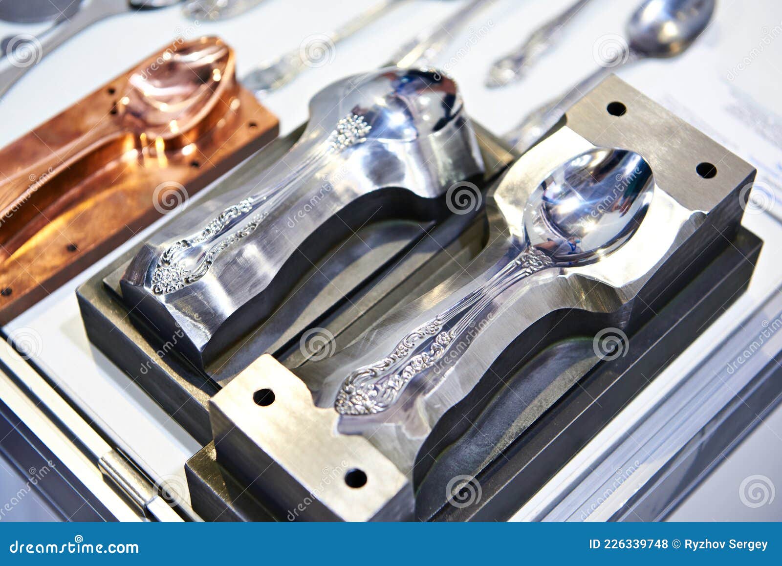 Metal Molds for Casting Spoons Stock Photo - Image of industry