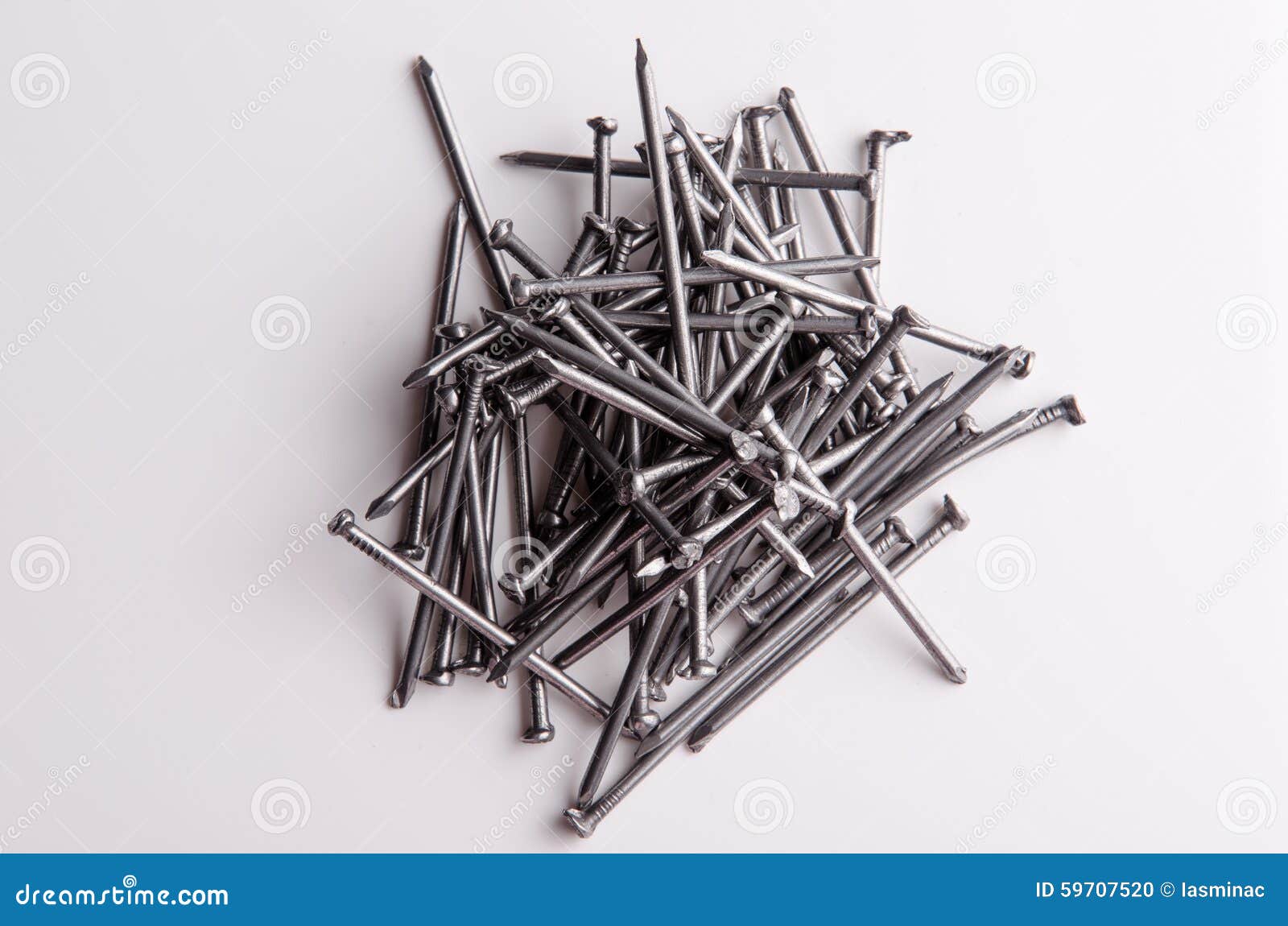 Metal nails stock photo. Image of hammer, nail, connect - 59707520