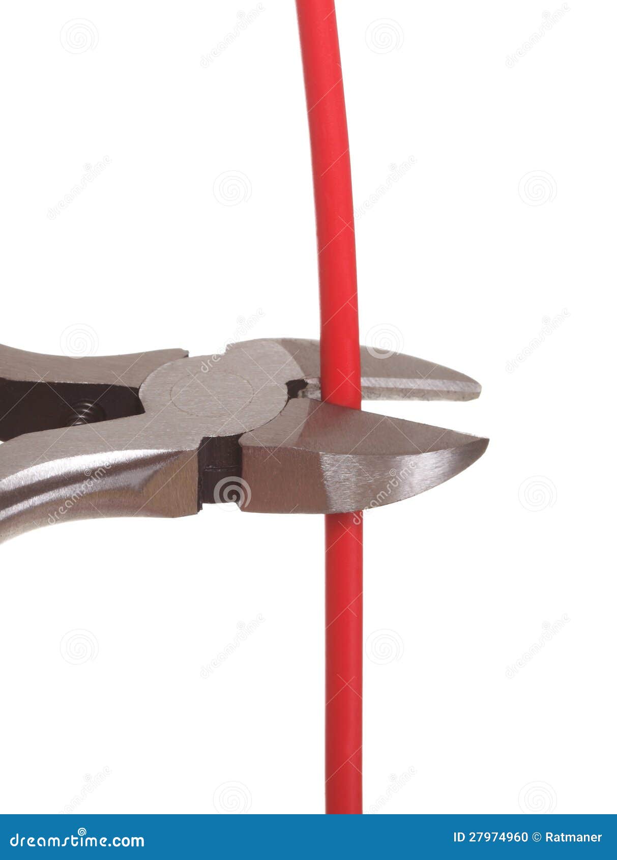 Metal Nippers is Cutting Cable Stock Photo Image of equipment, work