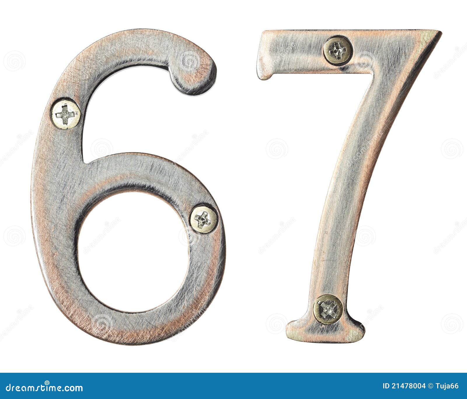 Metal numbers stock photo. Image of industrial, rusty 21478004