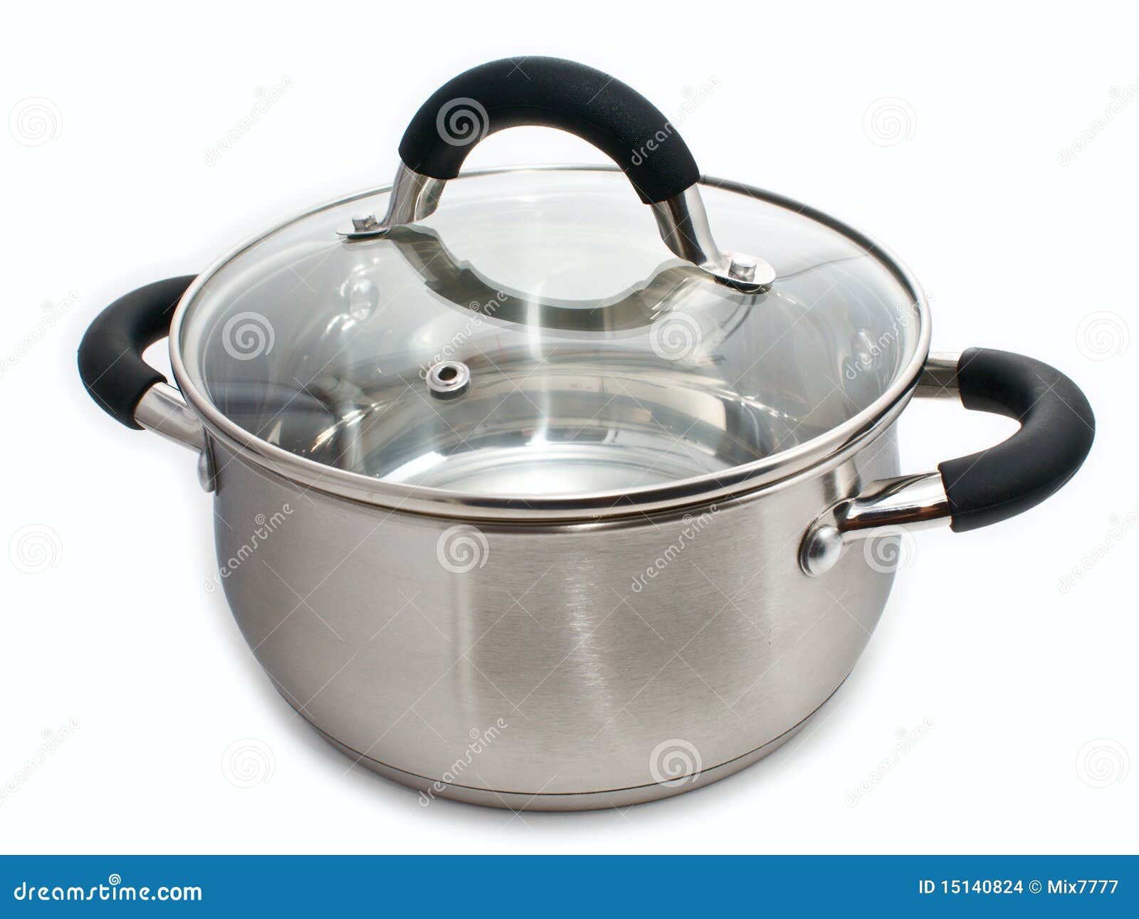 Metal pans stock photo. Image of brightly, empty, shiny 15140824