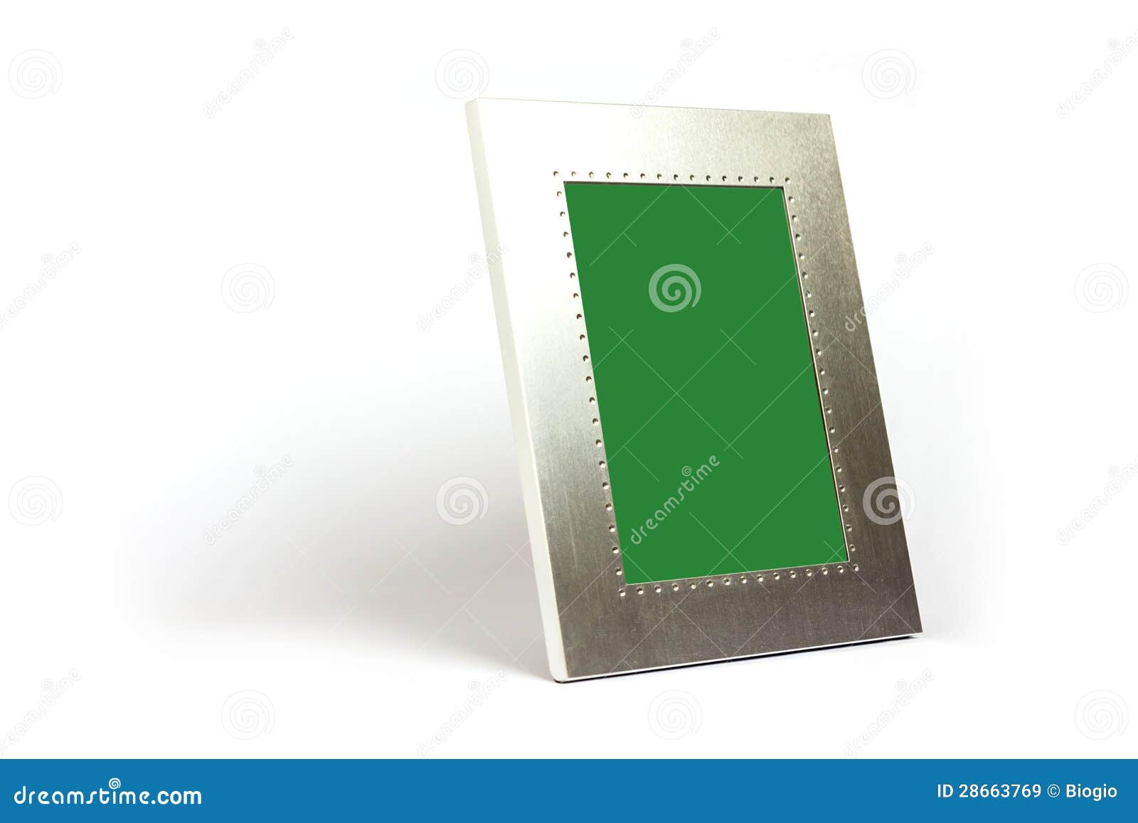 Metal picture frame stock image. Image of metal, vertical 28663769