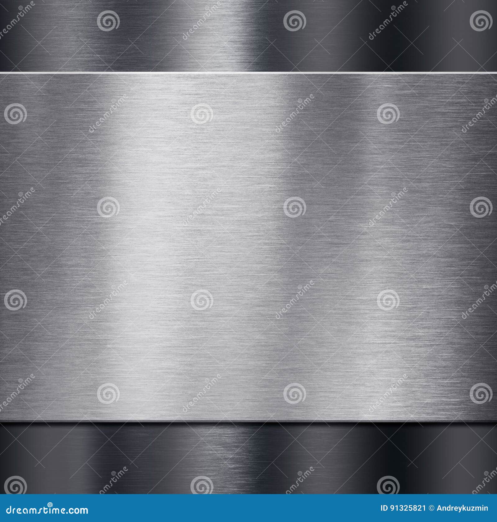 metal plate over dark metalic background 3d 