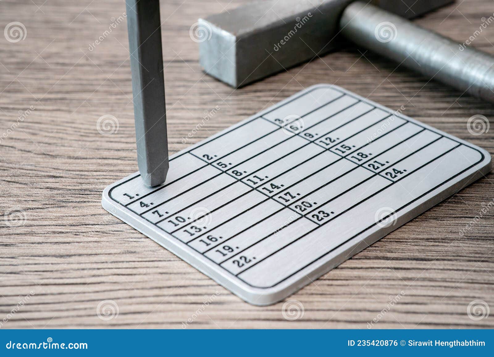 Metal Plates for Stamp Seed Phrase, Secure and Save Password. Hardware  Cryptocurrency Wallet Stock Photo - Image of block, crypto: 235420876